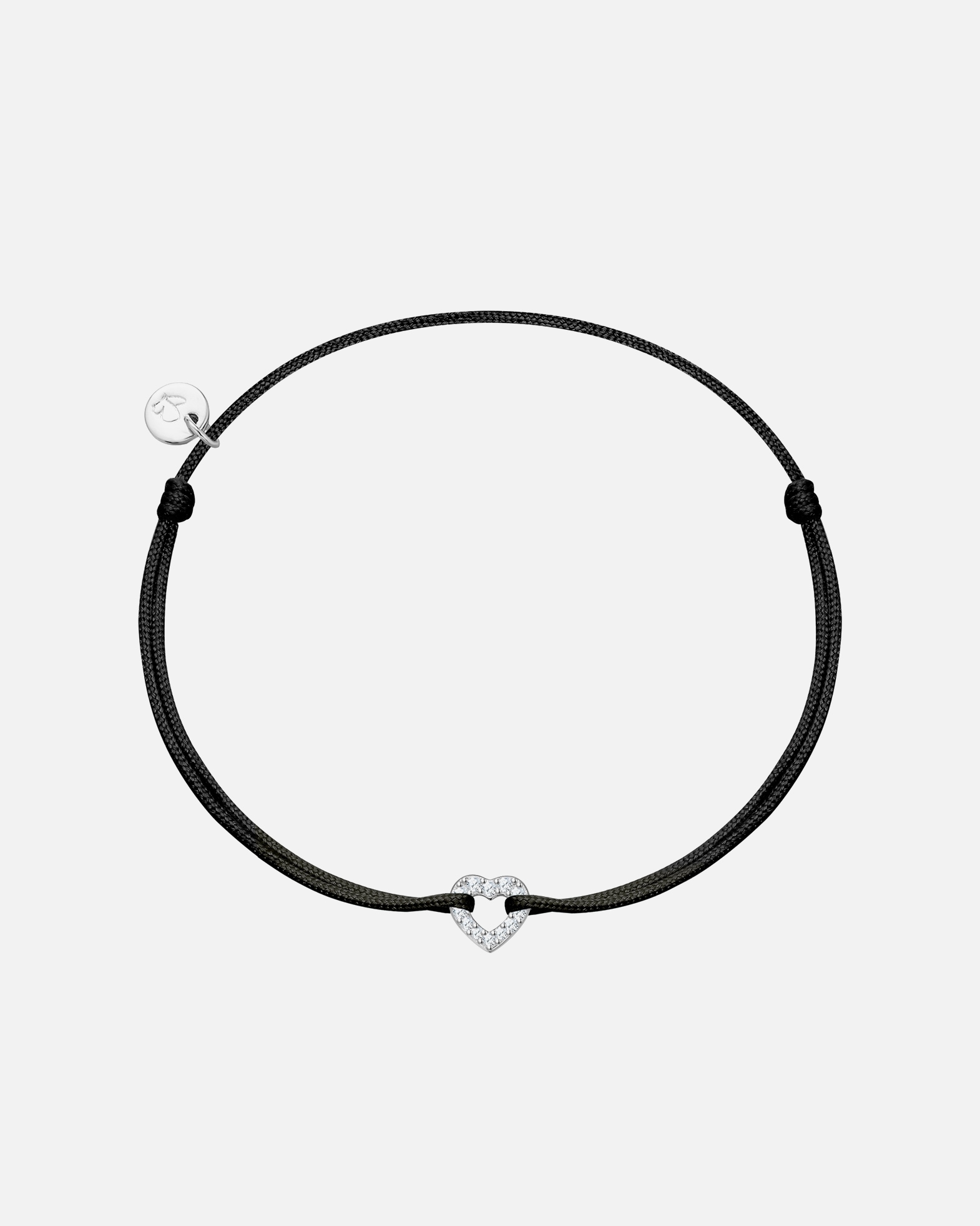 Armband für Weiblich Glanzstücke München Armband Herz aus Sterling Silber in silber mit Zirkonia 15,0 - 22,0 cm, flexibel einstellbar