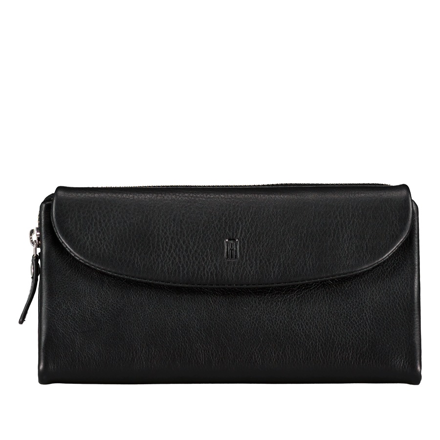 Hausfelder Manufaktur Geldbörse Nappa Black Damen