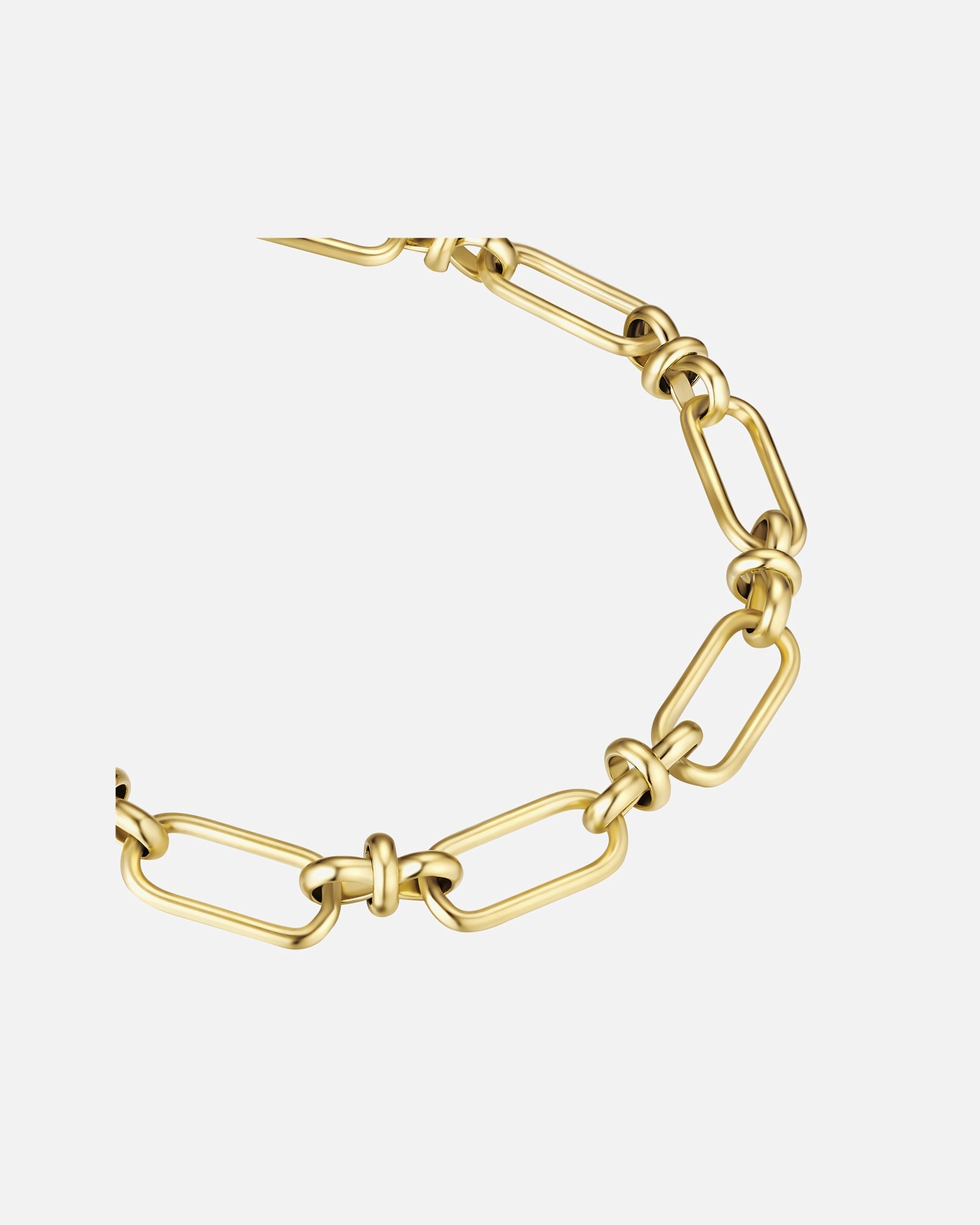 Armband für Männlich True Rebels Armband aus Edelstahl in gelbgold 21 cm