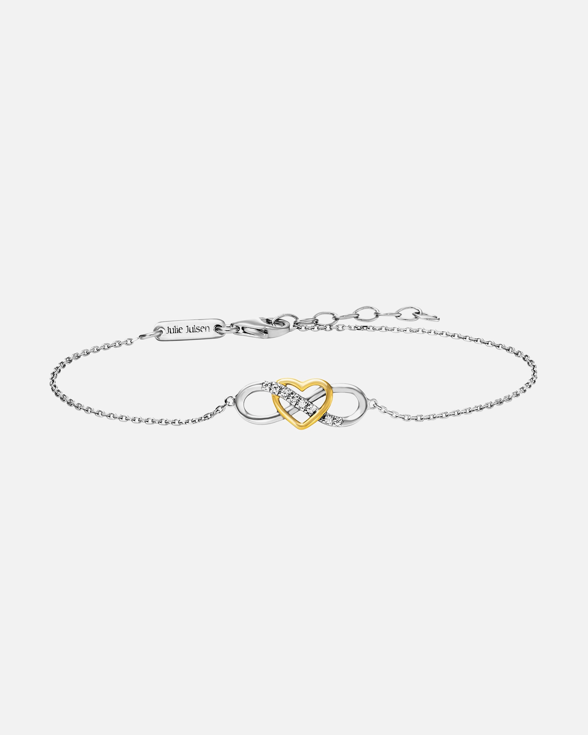 Armband für Weiblich Julie Julsen Armband 925/- Sterling Silber Zirkonia 19cm