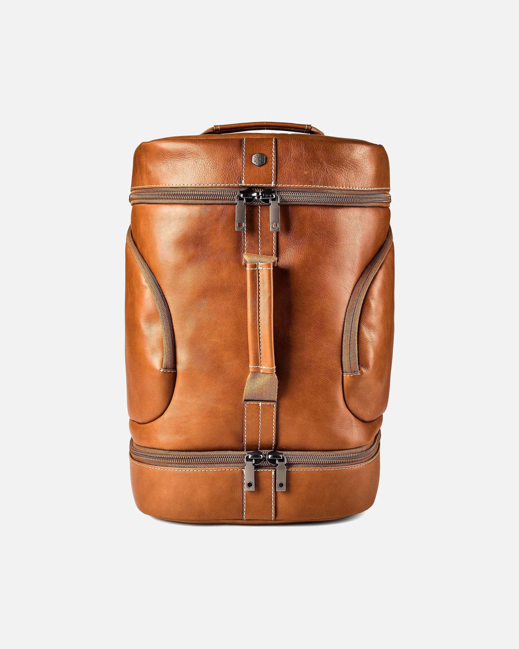 Rucksack für Männlich Jekyll & Hide Business-Rucksack Leder 45 cm Laptopfach colt