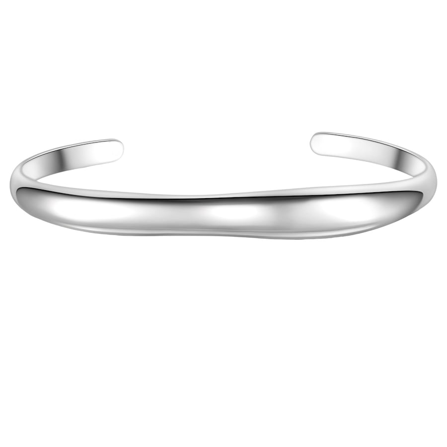 Glanzstücke München Armreif aus Sterling Silber in silber 17,0 cm, flexibel einstellbar Damen