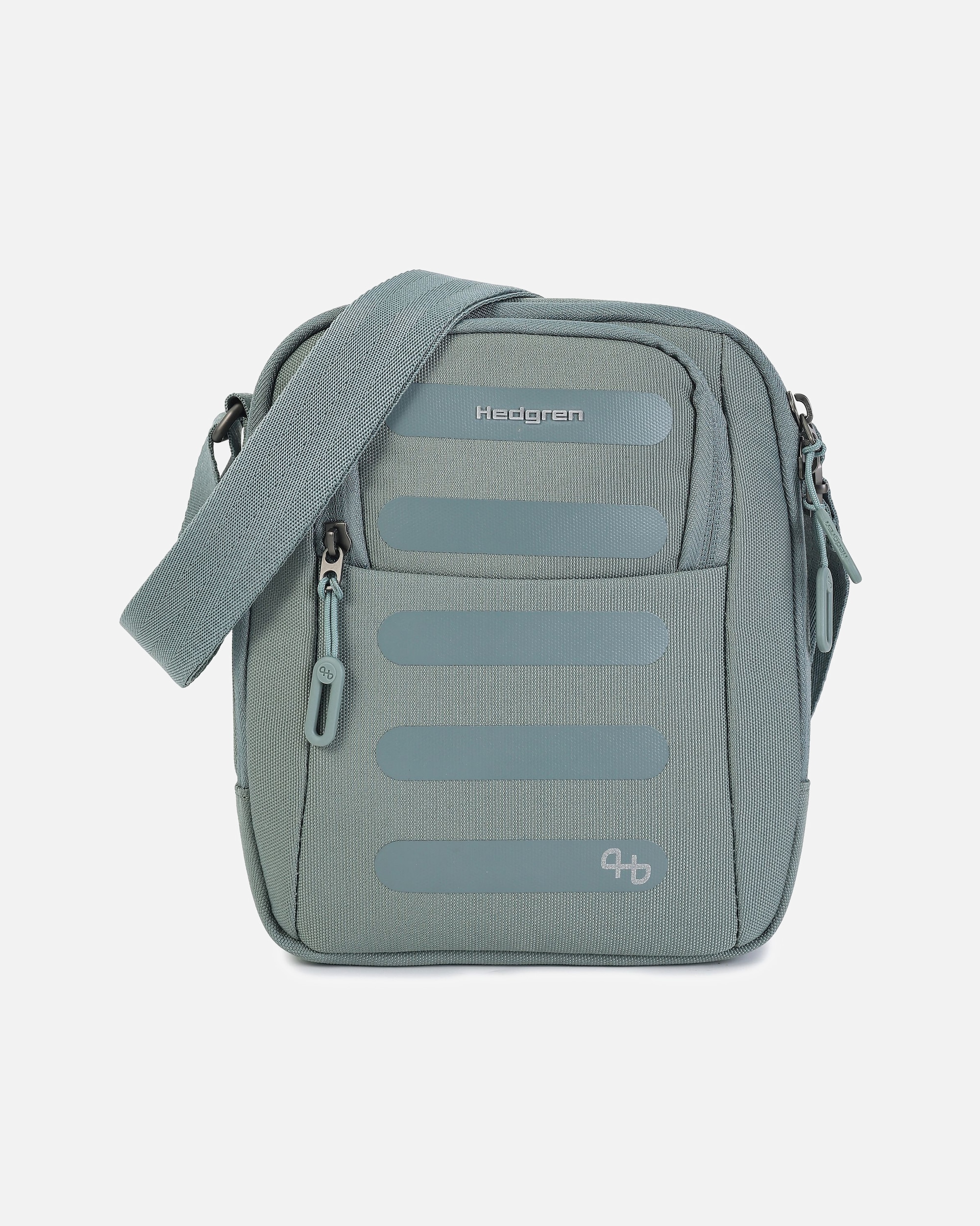 Tasche für Männlich Hedgren Comby Umhängetasche grey-green
