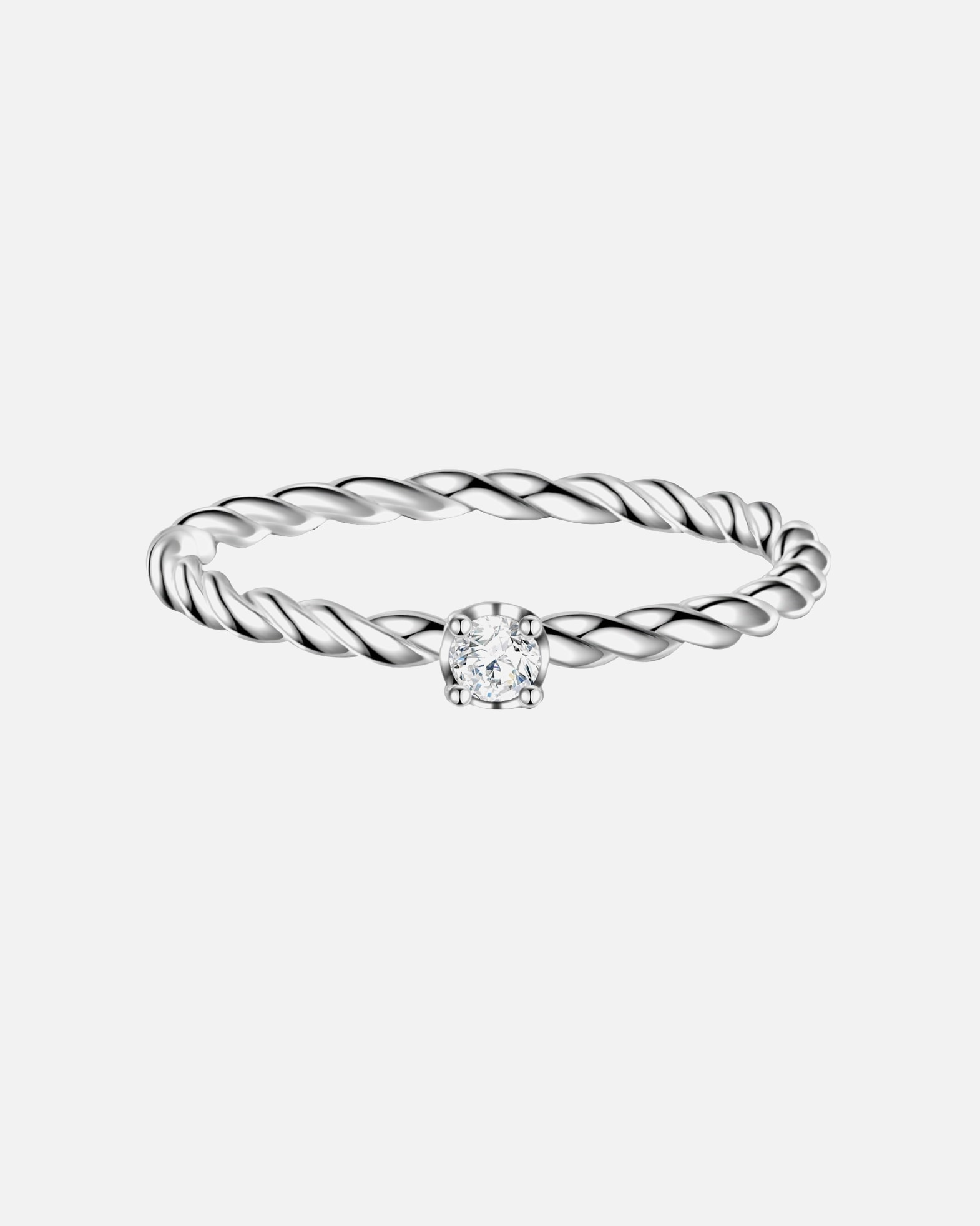 Ring für Weiblich Glanzstücke München Ring Sterling Silber Zirkonia in Silber 48