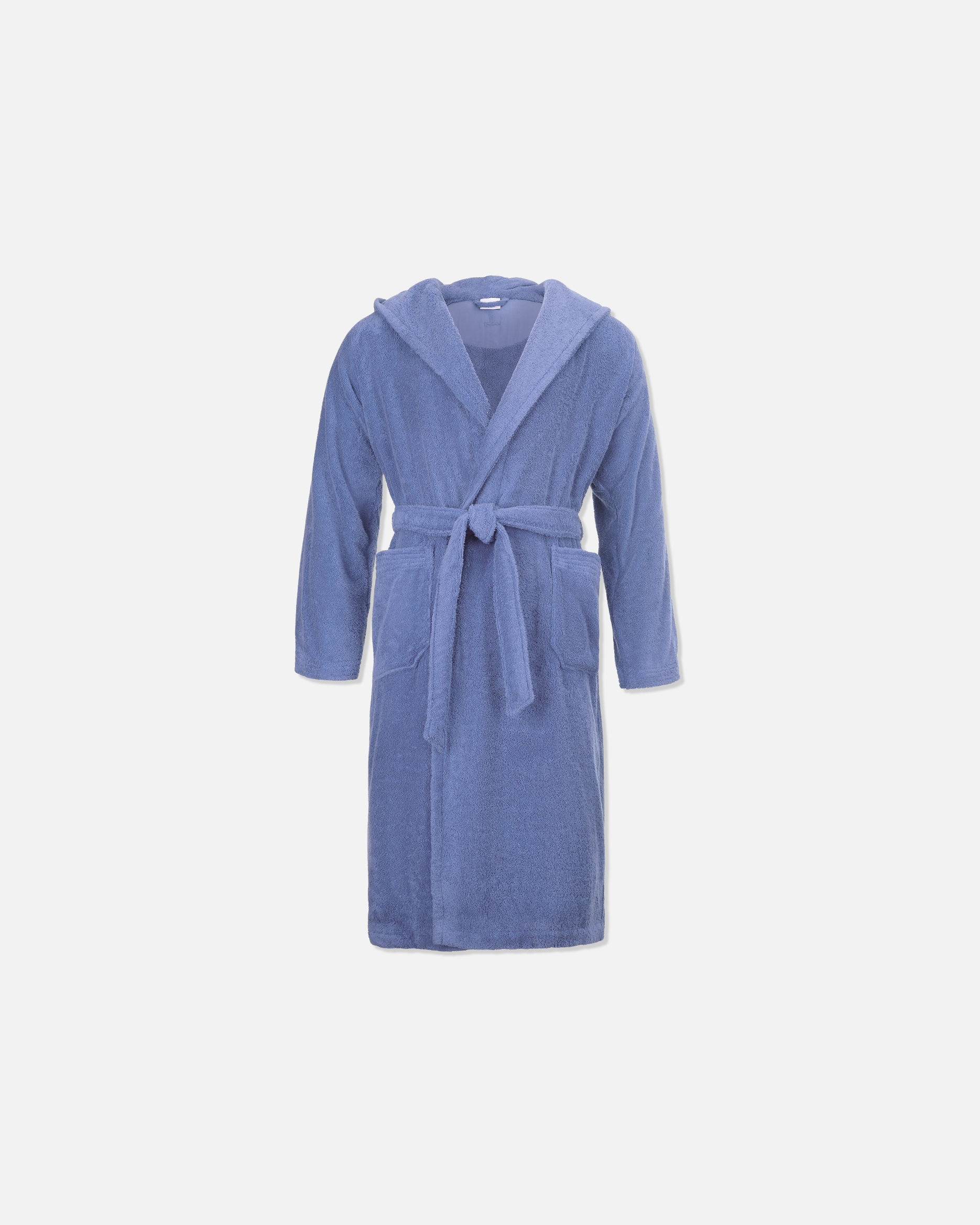 Bademantel für Unisex Möve Superwuschel Bademantel mit Kapuze cornflower