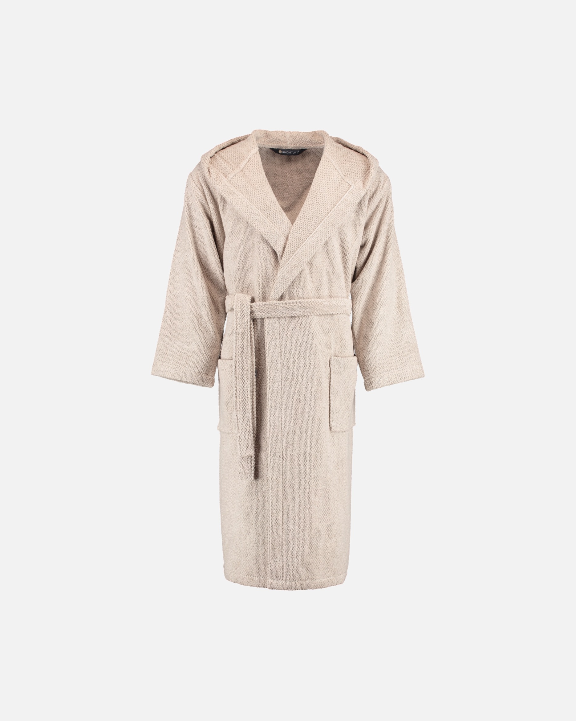 Bademantel für Unisex Rhomtuft Rhomtuft Bademäntel unisex Kapuze Baronesse stone - 320 L