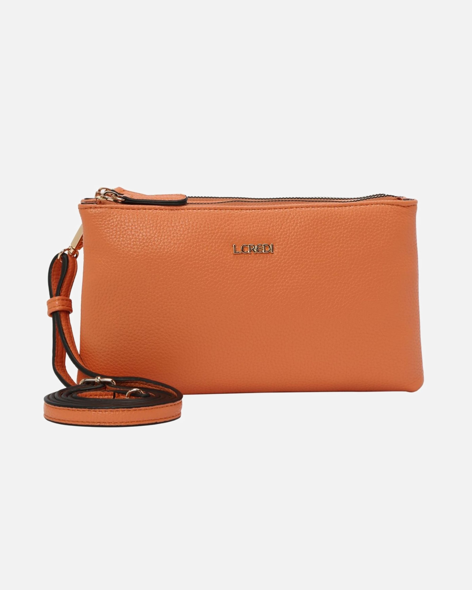Clutch für Weiblich L.CREDI Ella Umhängetasche sanddorn