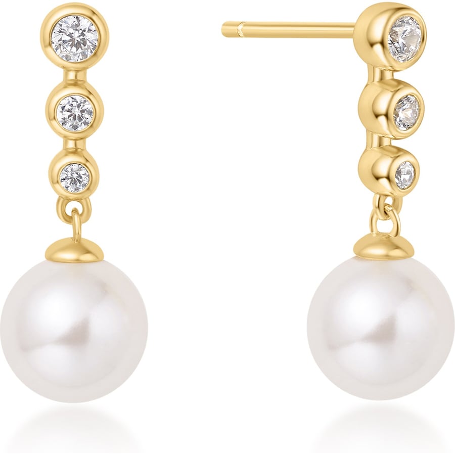 Ania Haie Ohrstecker 925er Silber gold Damen