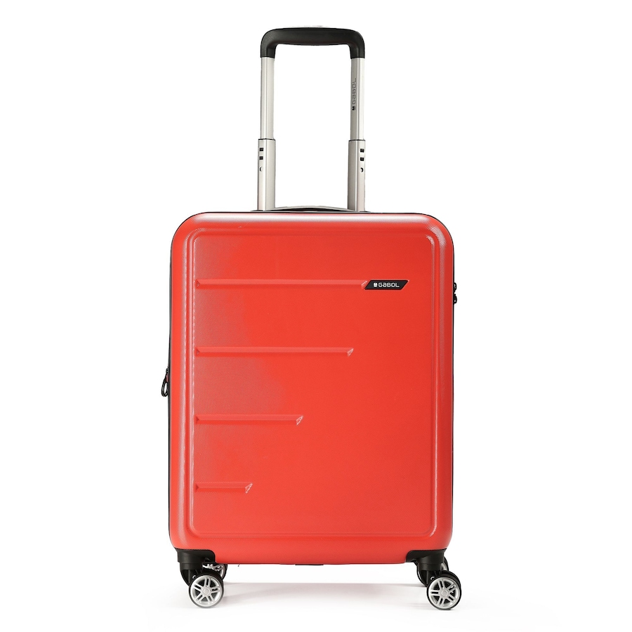 Gabol Future Plus 4 Rollen Kabinentrolley 55 cm mit Dehnfalte coral Orange Herren