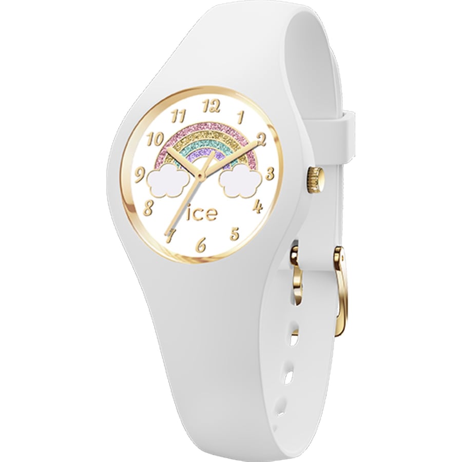 Ice Watch Kinderuhr Kunststoff weiß Damen