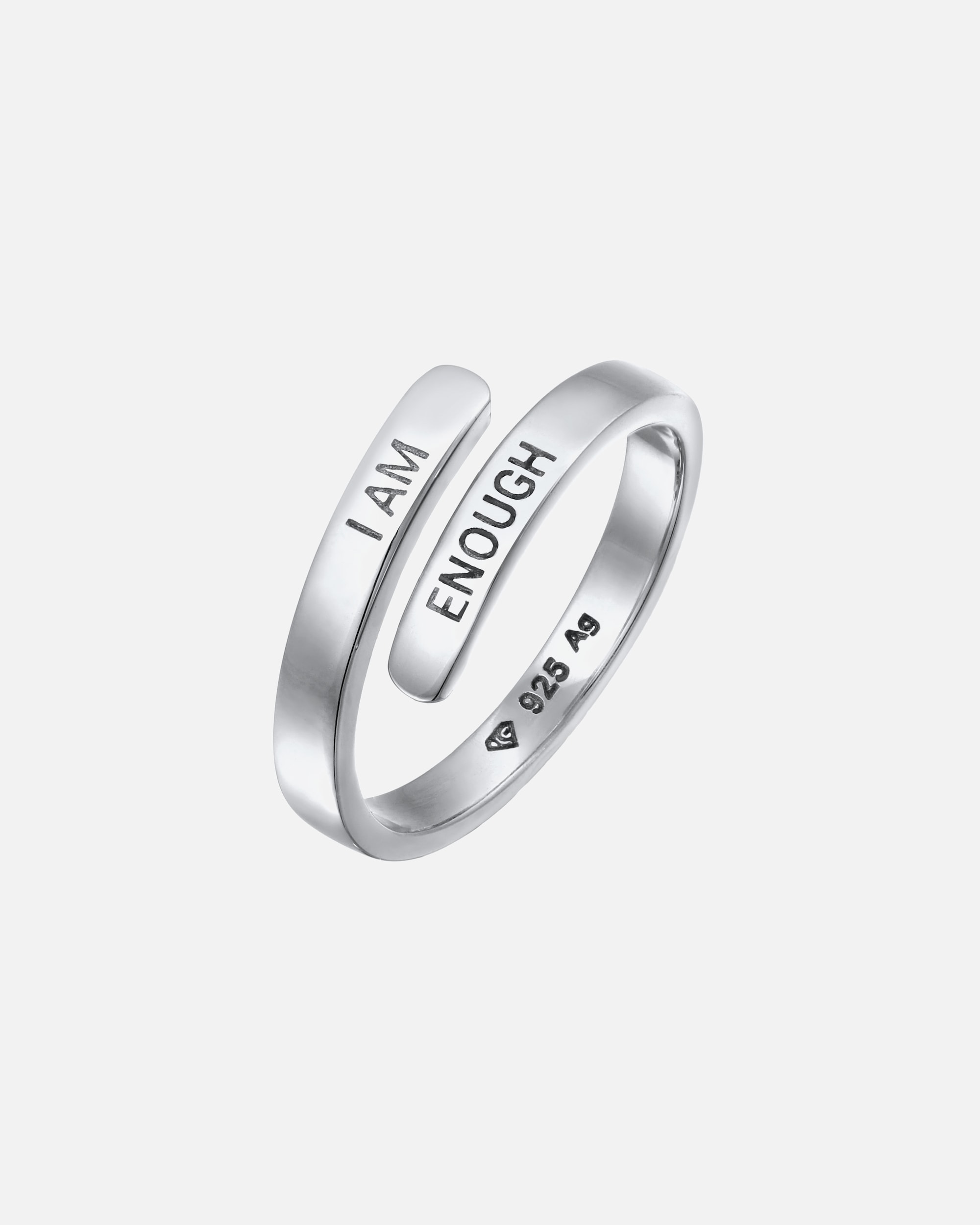 Ring für Weiblich Elli Wickelring 925 Sterling Silber I am Enough silberfarben