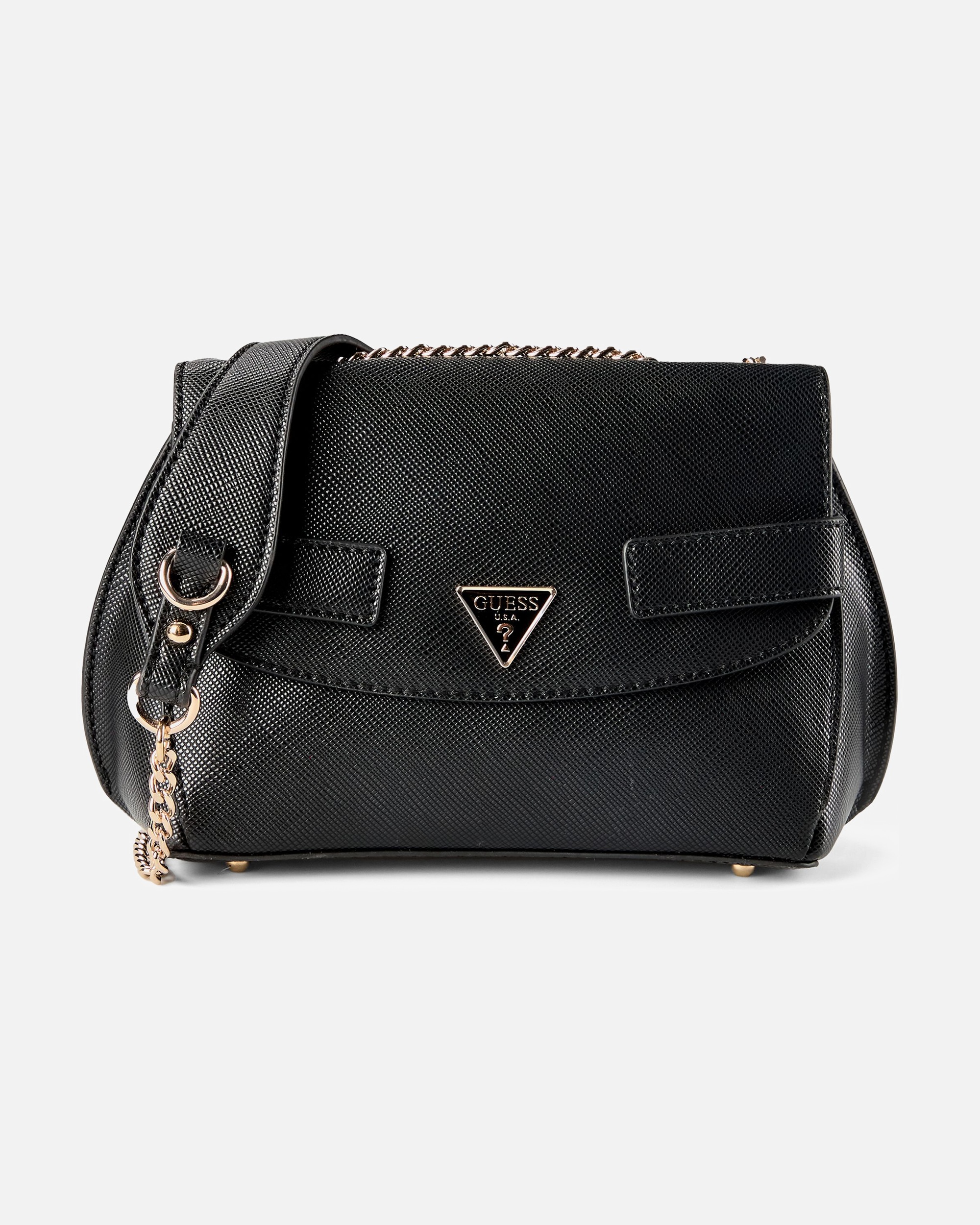 Clutch für Weiblich Guess Serenova Schultertasche black