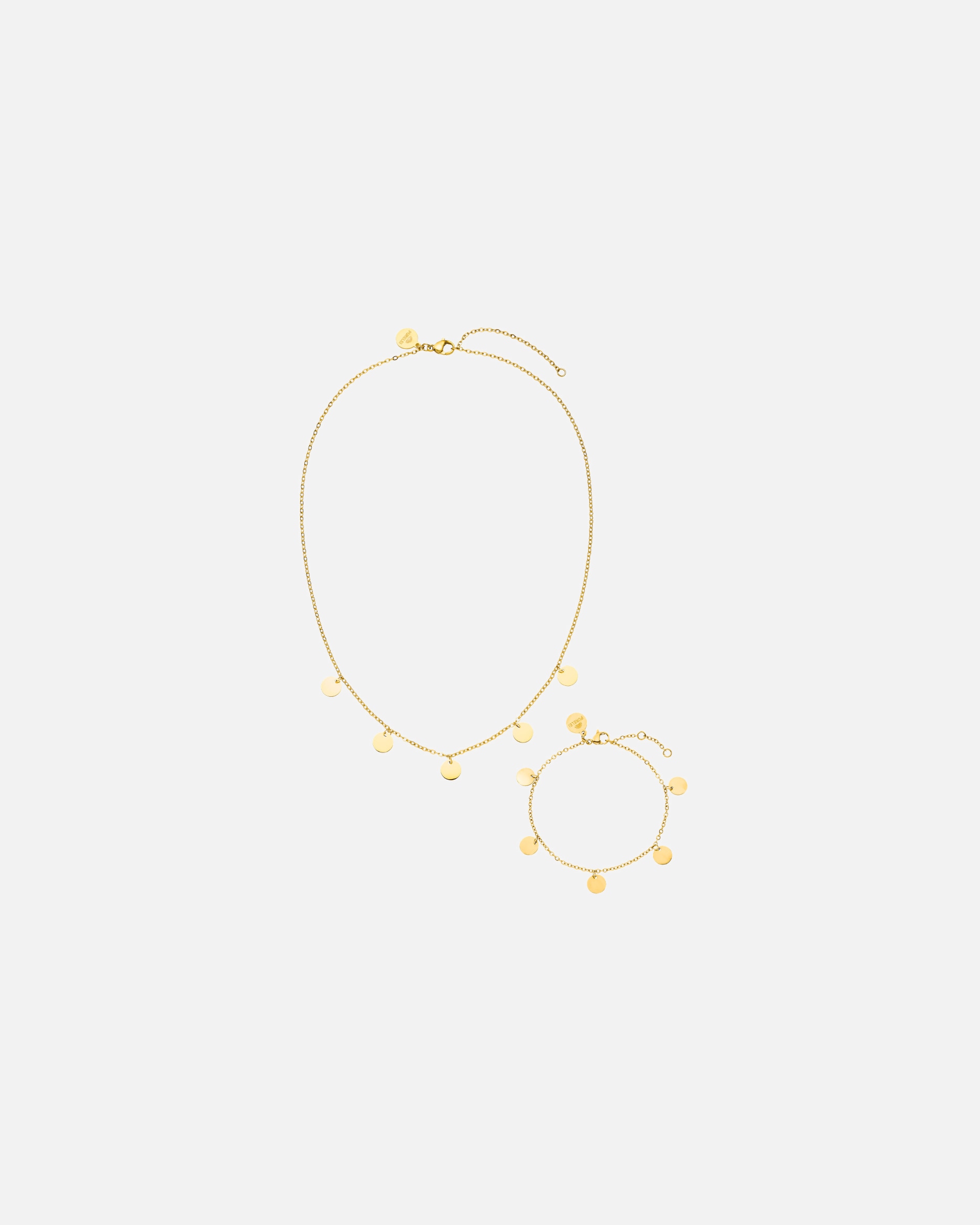 Schmuckset für Unisex Purelei Kalea Schmuck-Set 100% Edelstahl Gold