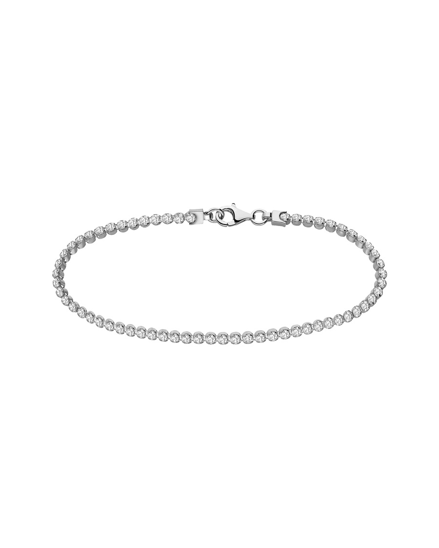 Lucardi Armband 925 Silber - 21.0 Damen