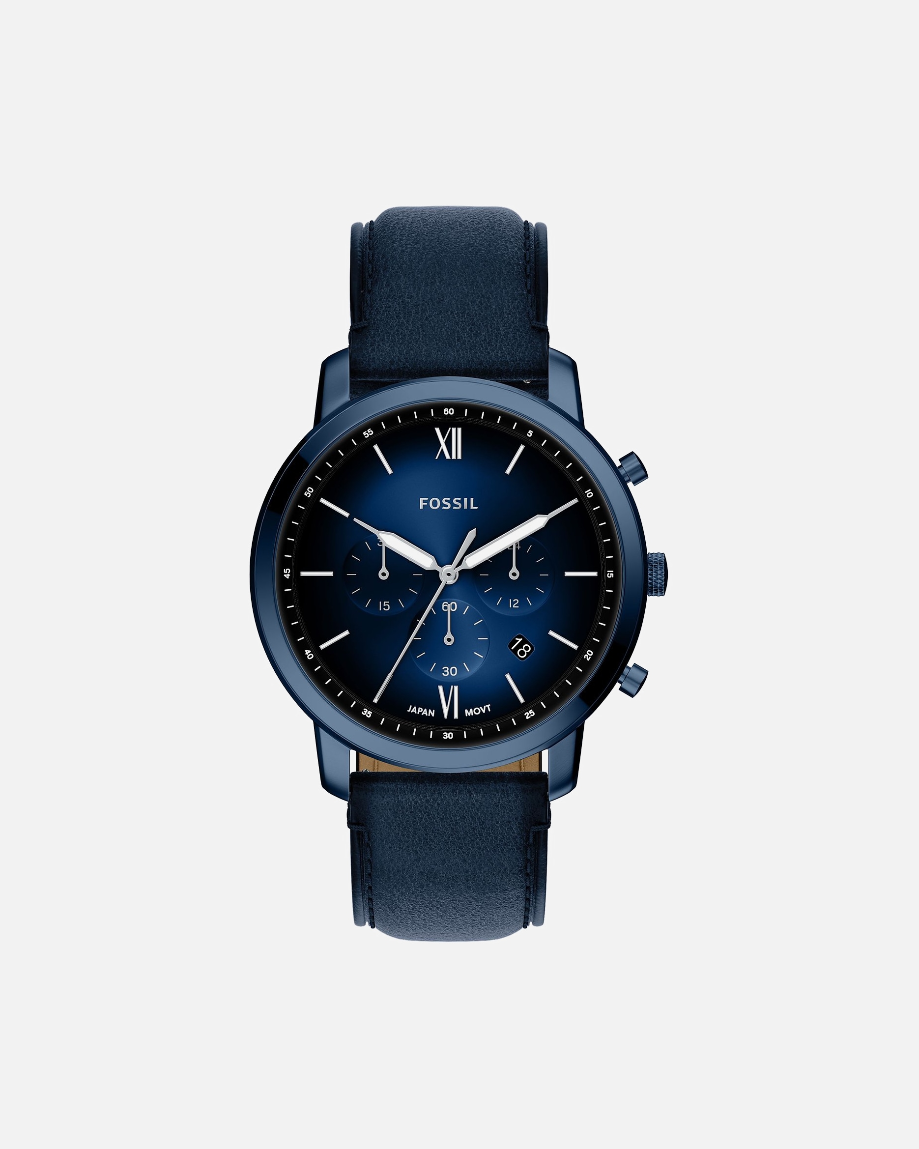 Uhr für Männlich Fossil Chronograph Edelstahl One Size