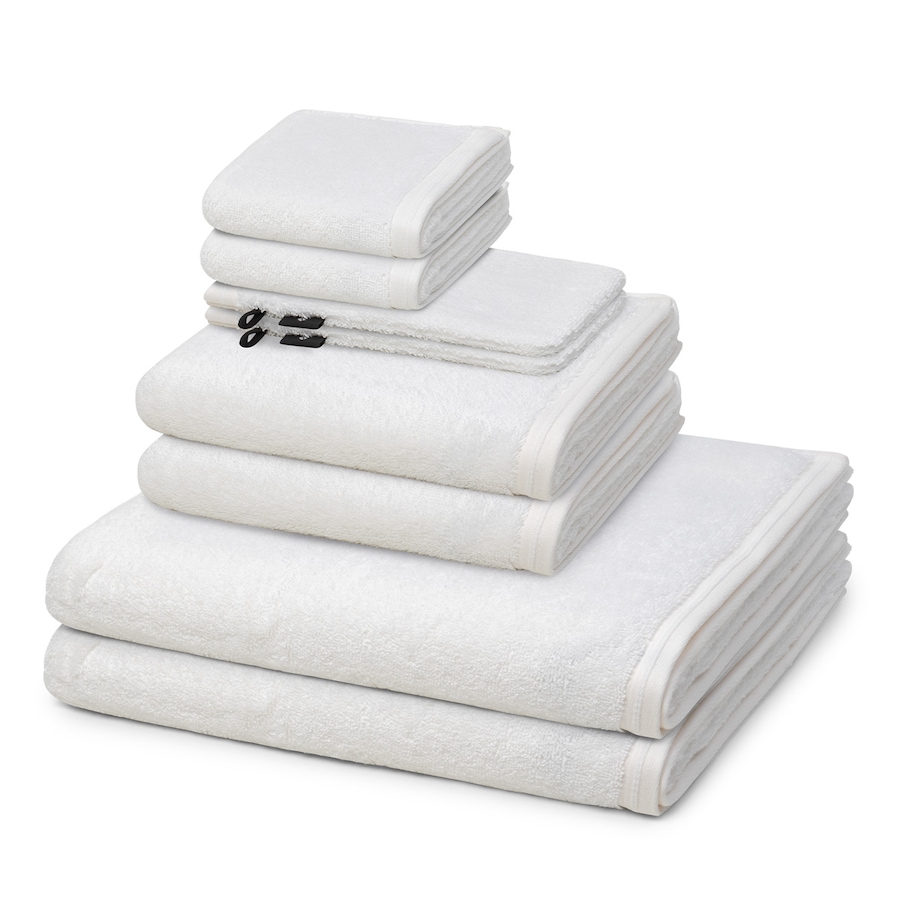 Vossen Vegan Life 8-teilig Handtuch-Set Weiß Weiss