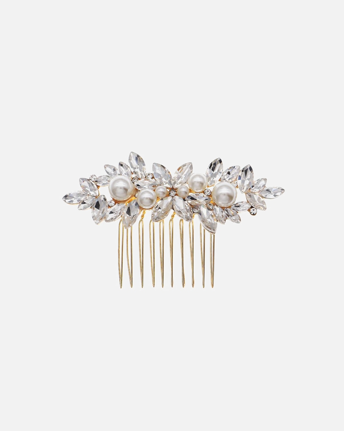 Haarspange für Unisex Chris Rubin Scarlett Haarkamm Gold