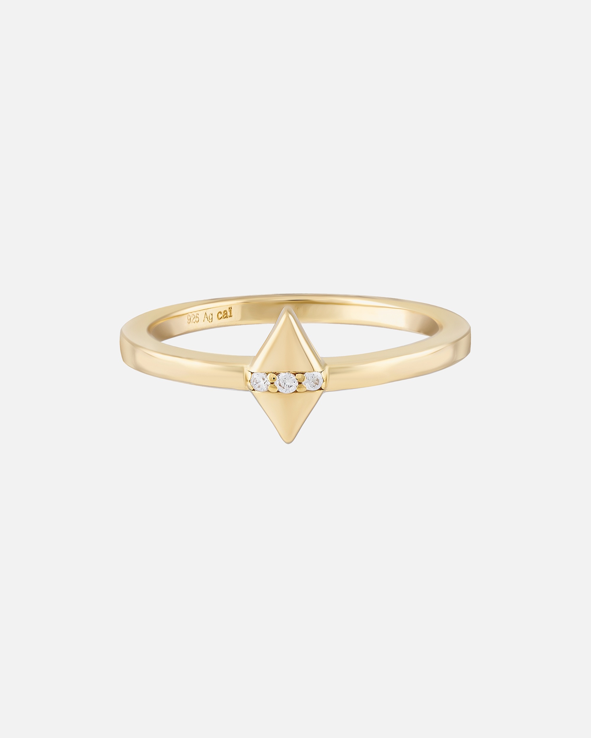 Ring für Weiblich caï Ring 925/- Sterling Silber Zirkonia 056 (17,8)