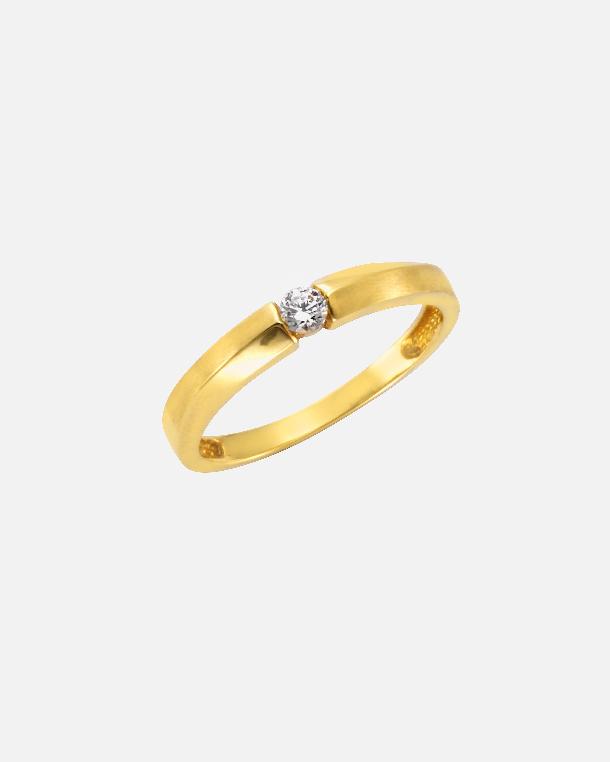 Ring für Weiblich Celesta Ring 375/- Gold Zirkonia weiß 058 (18,5)