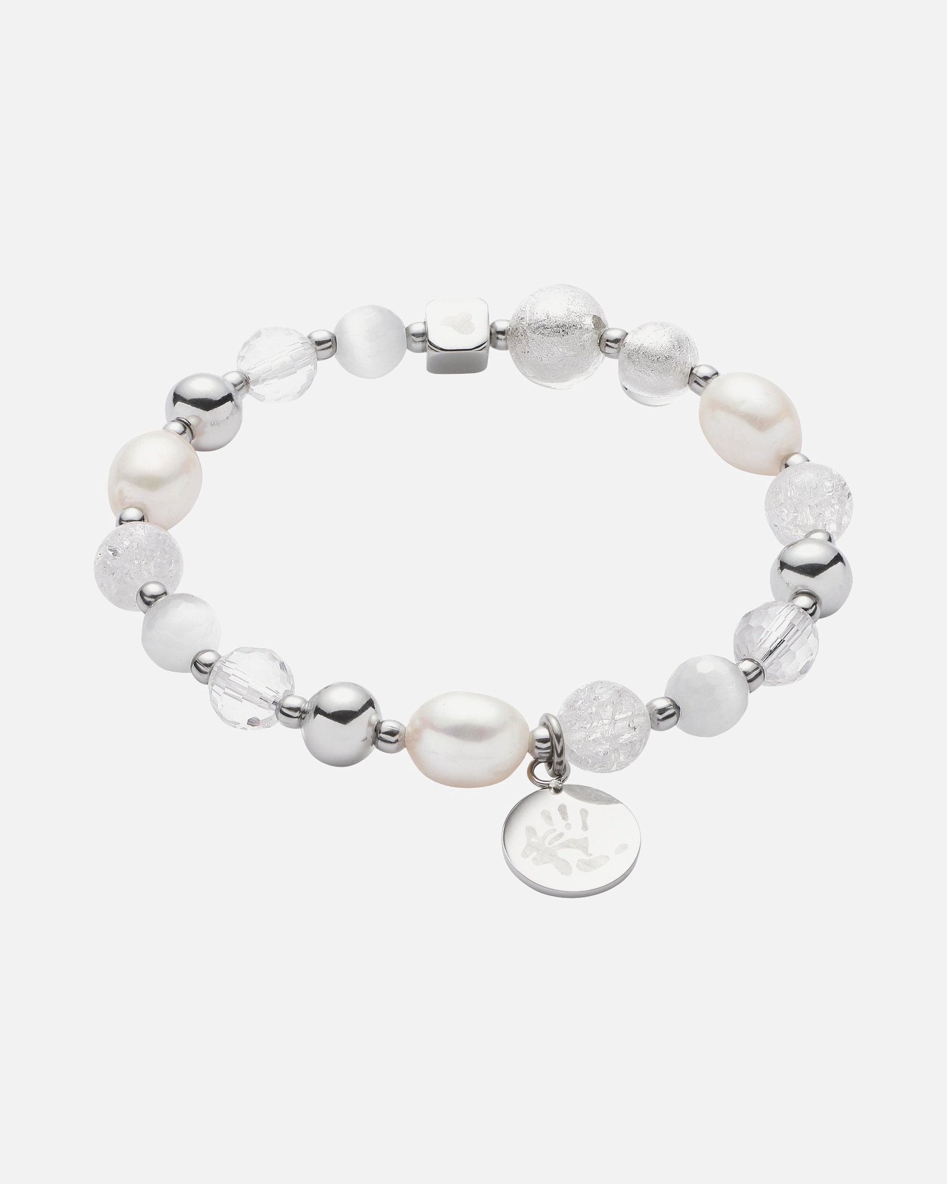 Armband für Weiblich Leonardo Armband Edelstahl, Perle, Glas One Size