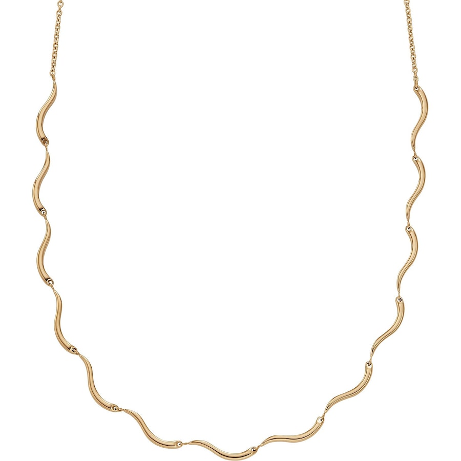 Skagen Kette Edelstahl gold Damen