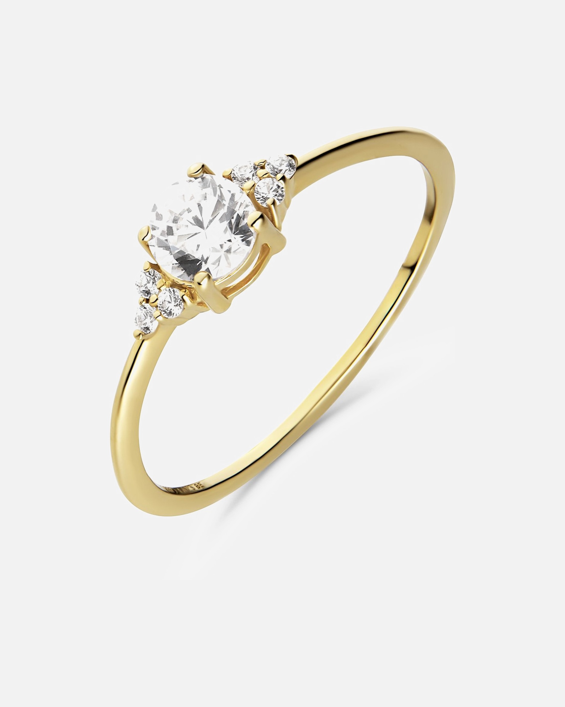 Ring für Weiblich CHRIST Damenring 375er Gelbgold 56