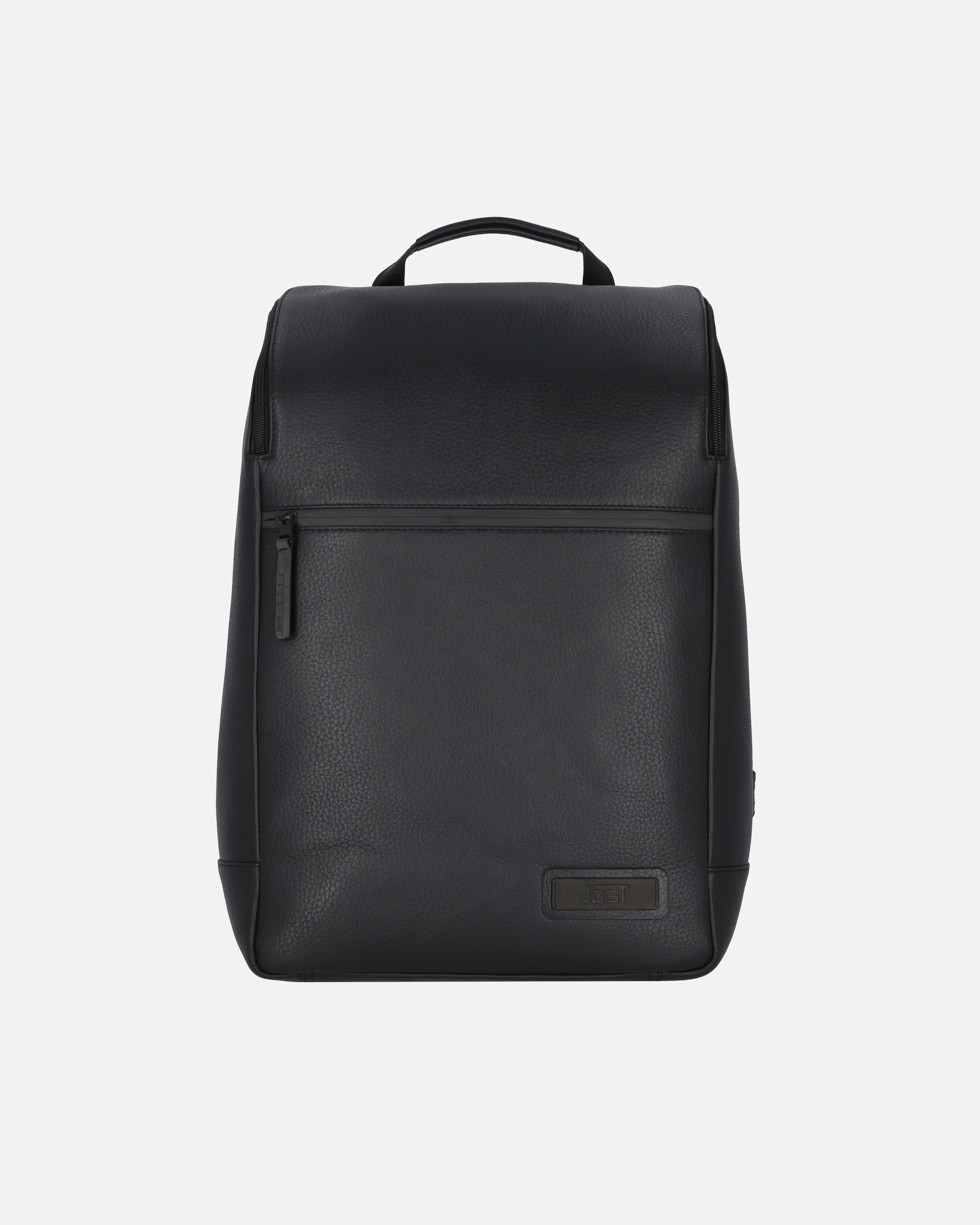 Rucksack für Männlich Jost Stockholm Business-Rucksack Leder 44 cm Laptopfach schwarz