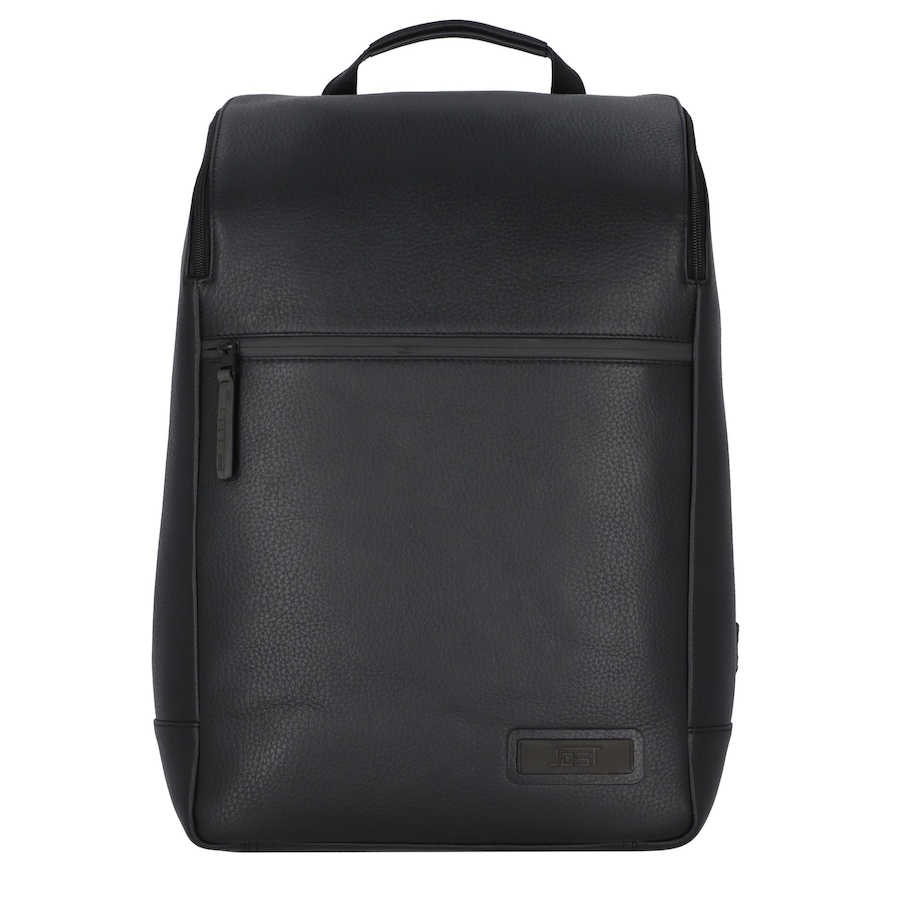 Jost Stockholm Business-Rucksack Leder 44 cm Laptopfach schwarz Schwarz Herren