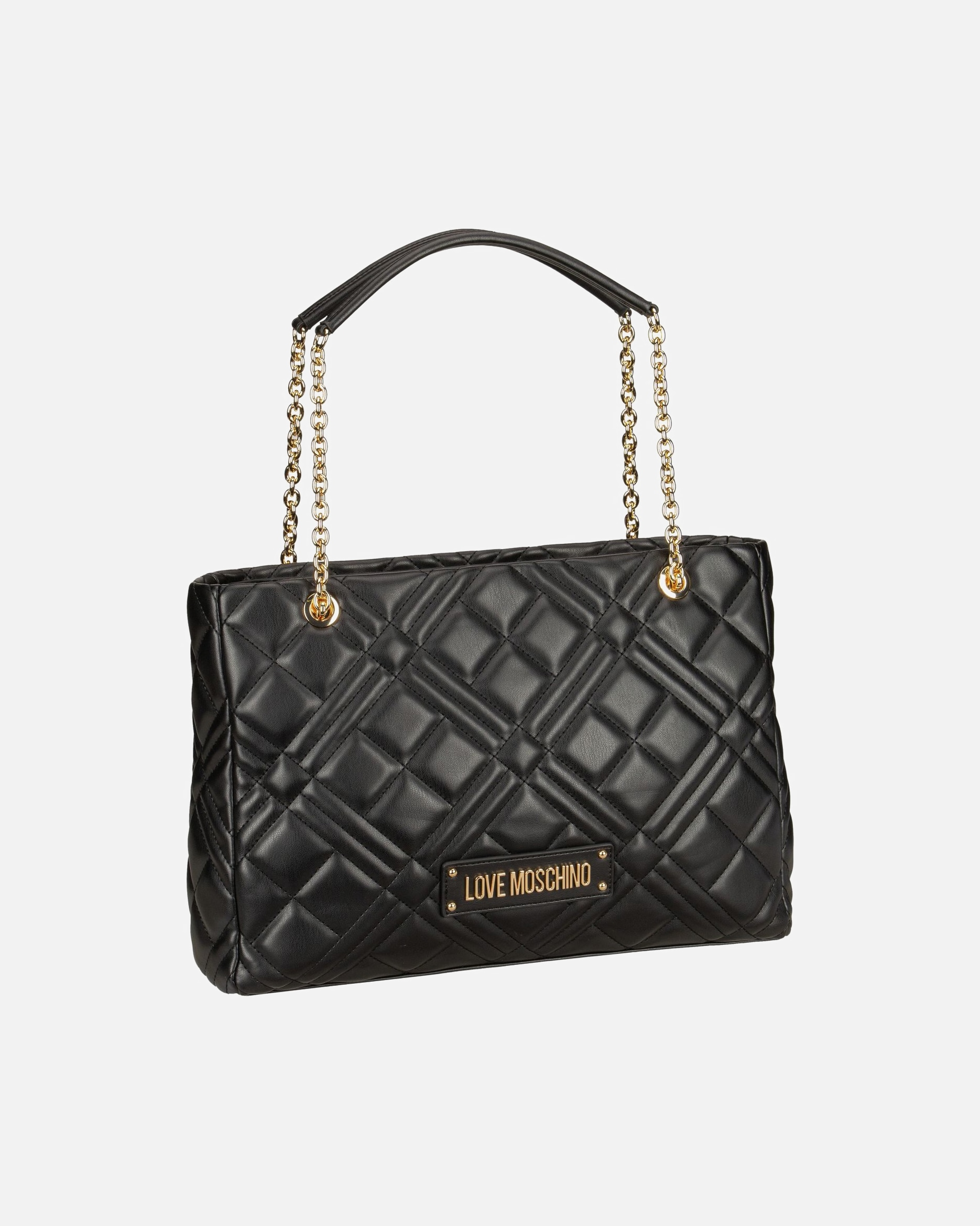 Umhängetasche für Weiblich Love Moschino Handtasche Quilted Bag Black