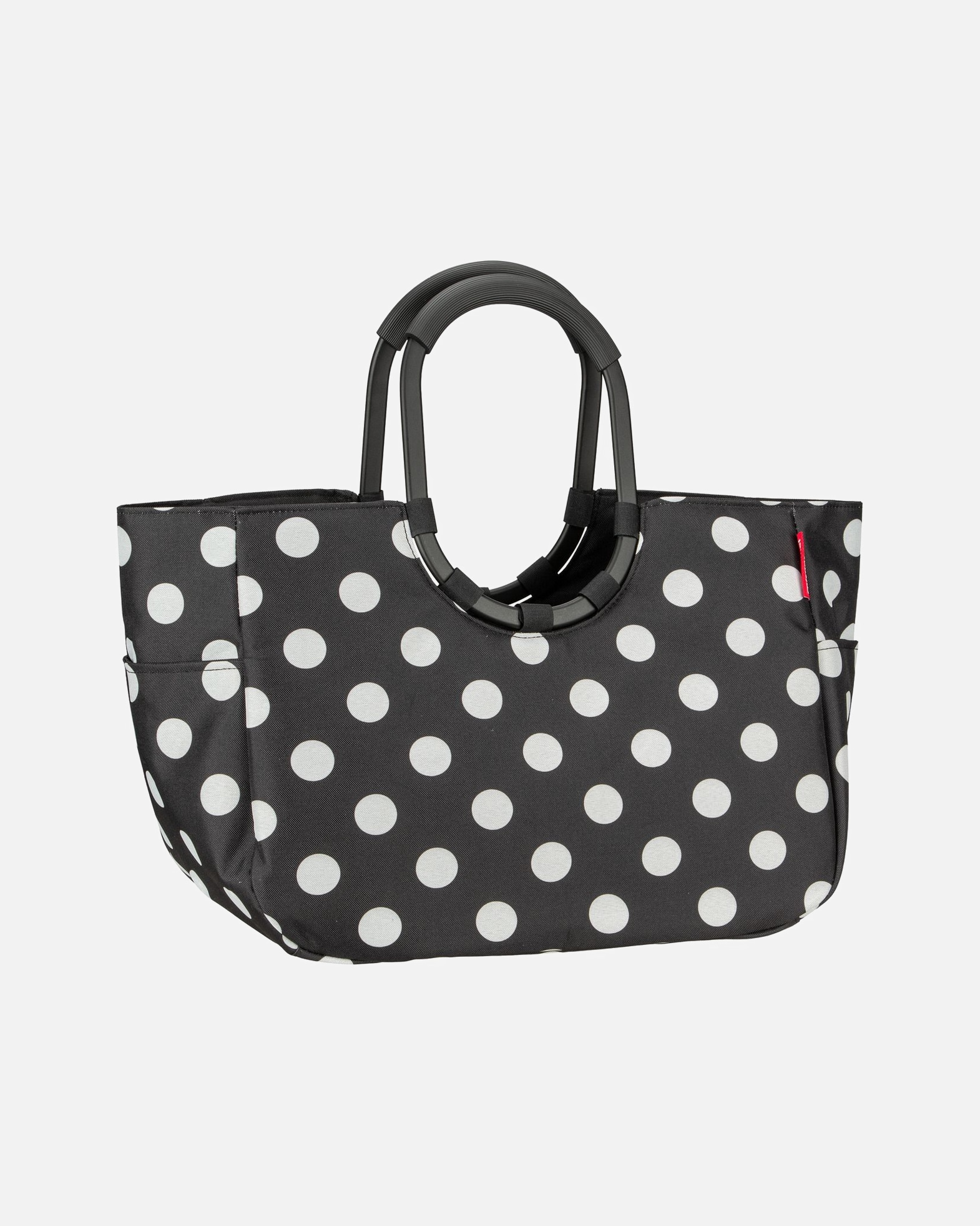Shopper für Weiblich Reisenthel Einkaufstasche loopshopper L Frame Dots White