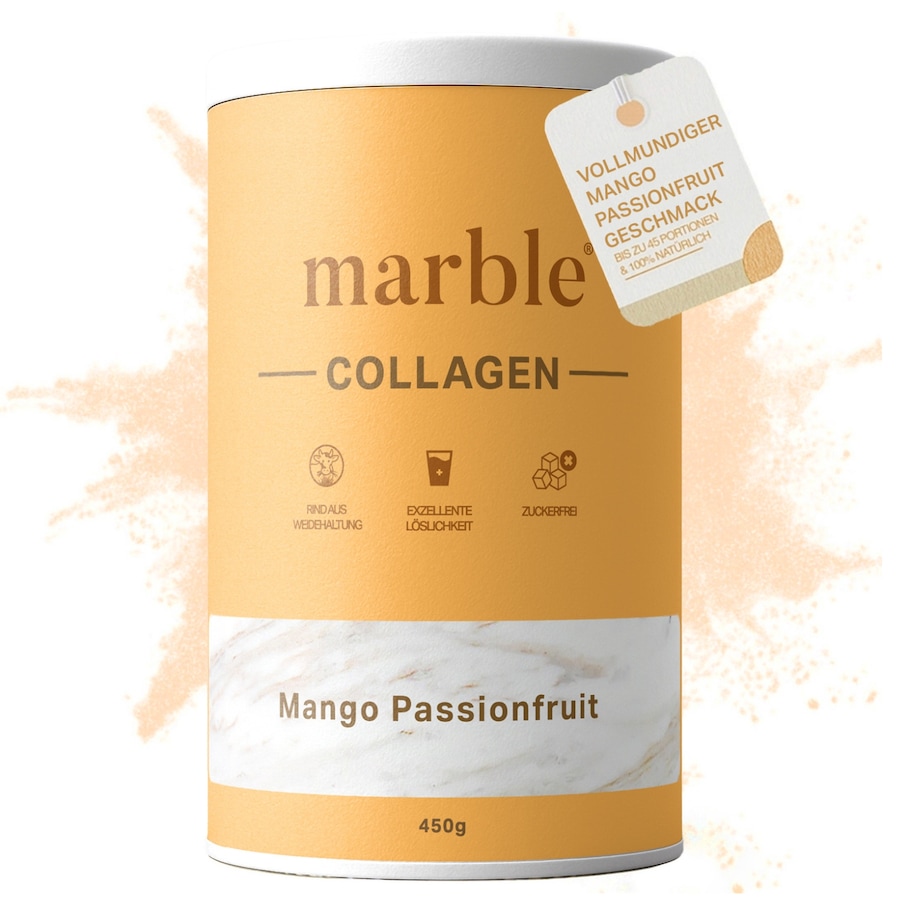 marble Collagen – Mango-Passionfruit | Kollagenpeptide mit natürlichem Aroma 450 g