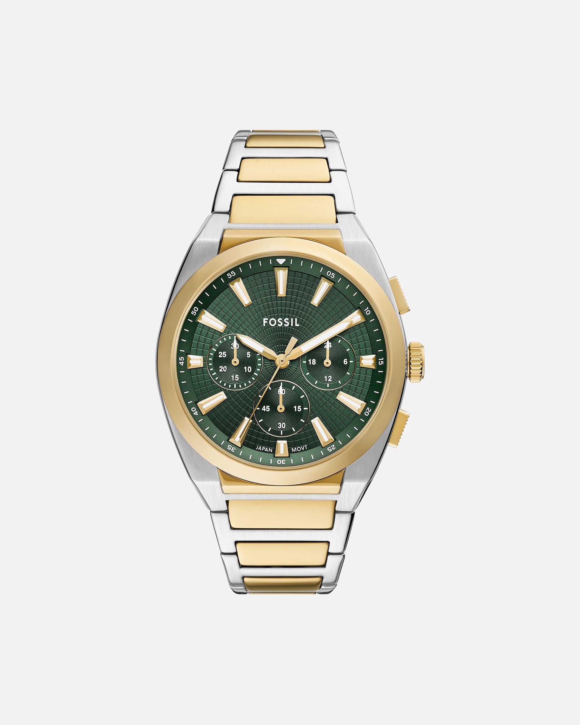 Uhr für Männlich Fossil Chronograph Edelstahl One Size