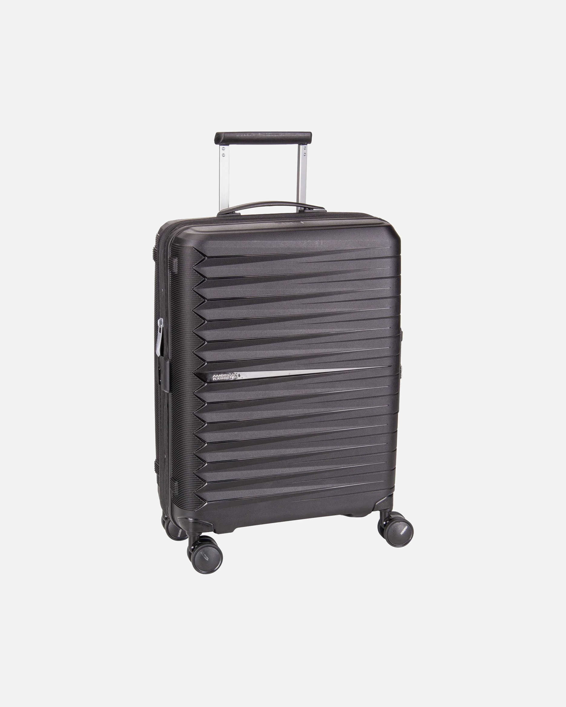 Trolley für Unisex American Tourister Trolley Fastforward Spinner 55 Flash Black