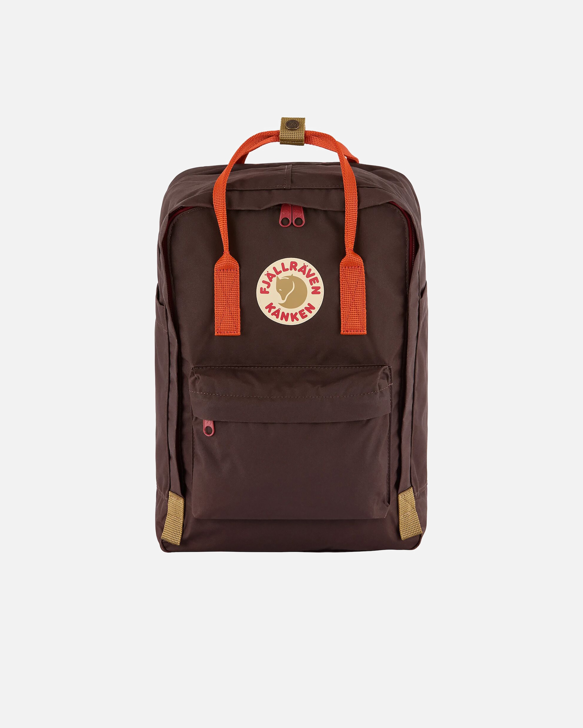 Rucksack für Unisex Fjällräven Rucksack Kånken Koncept Laptop 15 Zoll Limited Edition Black Oak Rowan Red