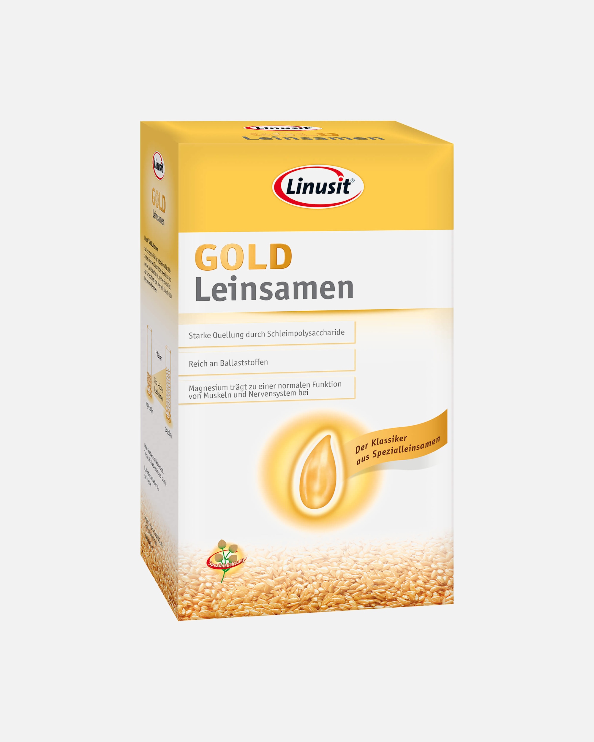 Nahrungsergänzungsmittel für Unisex Bergland Linusit Gold Leinsamen 1000 St