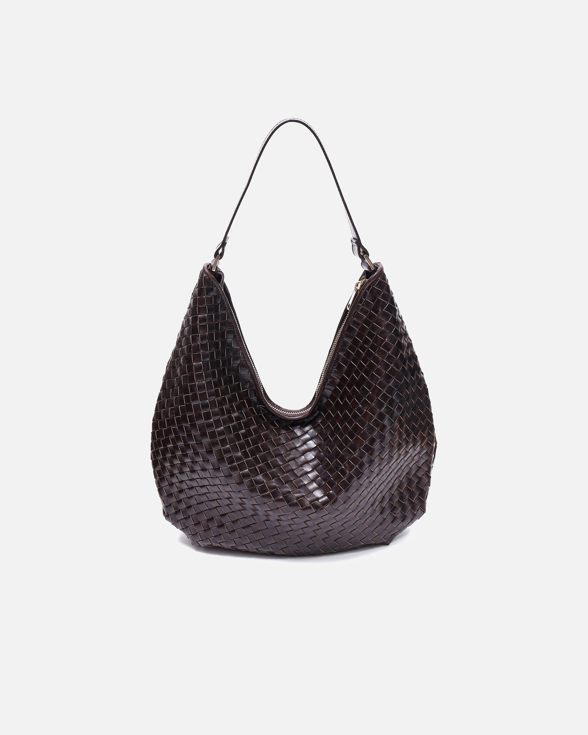 Tasche für Weiblich Adax Beuteltasche Salerno Mindy Dark Brown