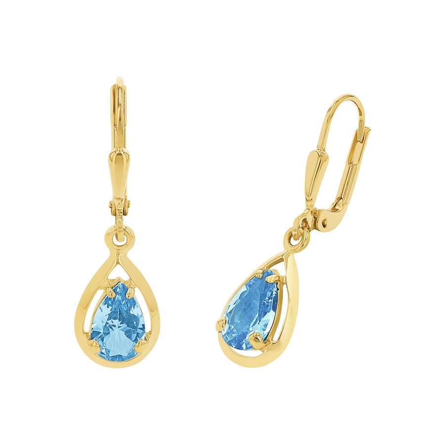 amor Ohrhänger Blau Damen