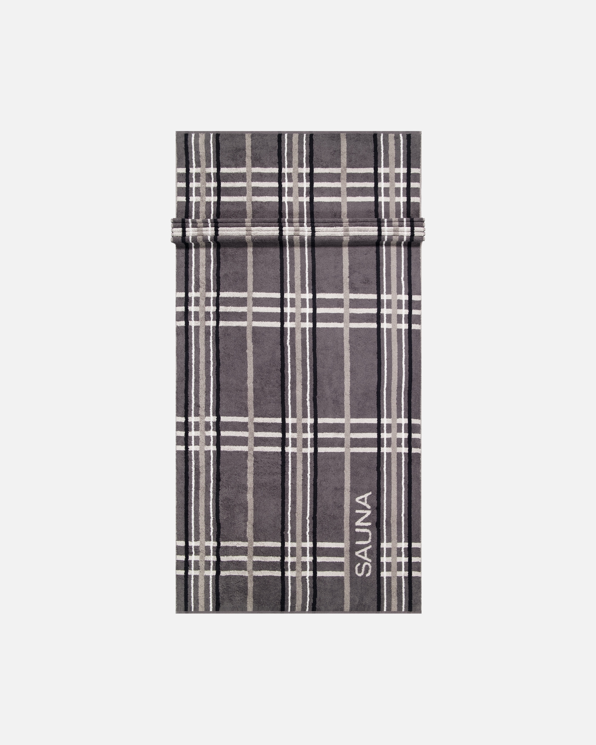Handtuch für Unisex Cawö Cawö Saunatücher SAUNA Check 6274 anthrazit - 34 80x200 cm