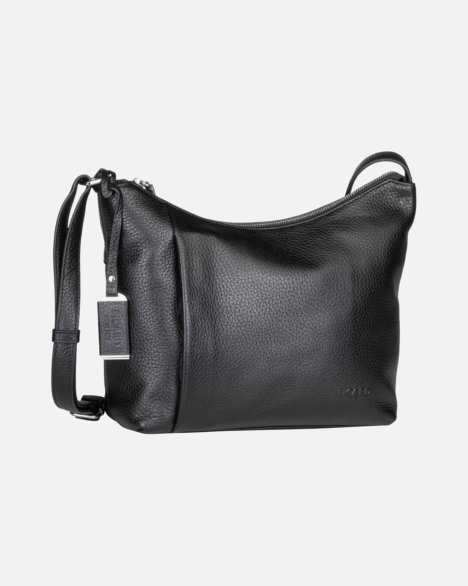 Umhängetasche für Weiblich Picard Beuteltasche Pure Schwarz