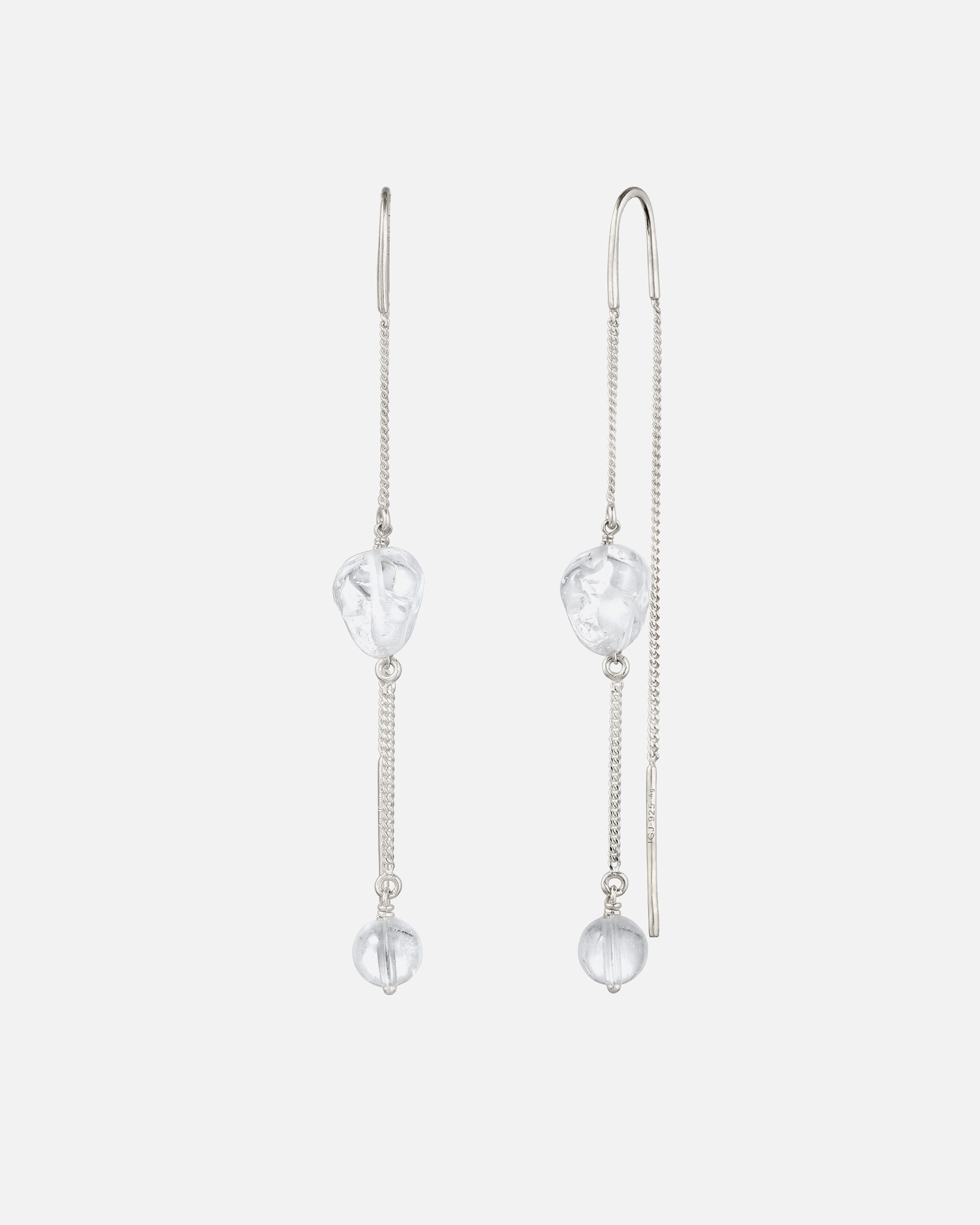 Ohrringe für Weiblich Elli Ohrhänger Rock Crystal Transparent 925 Sterling Silber OneSize