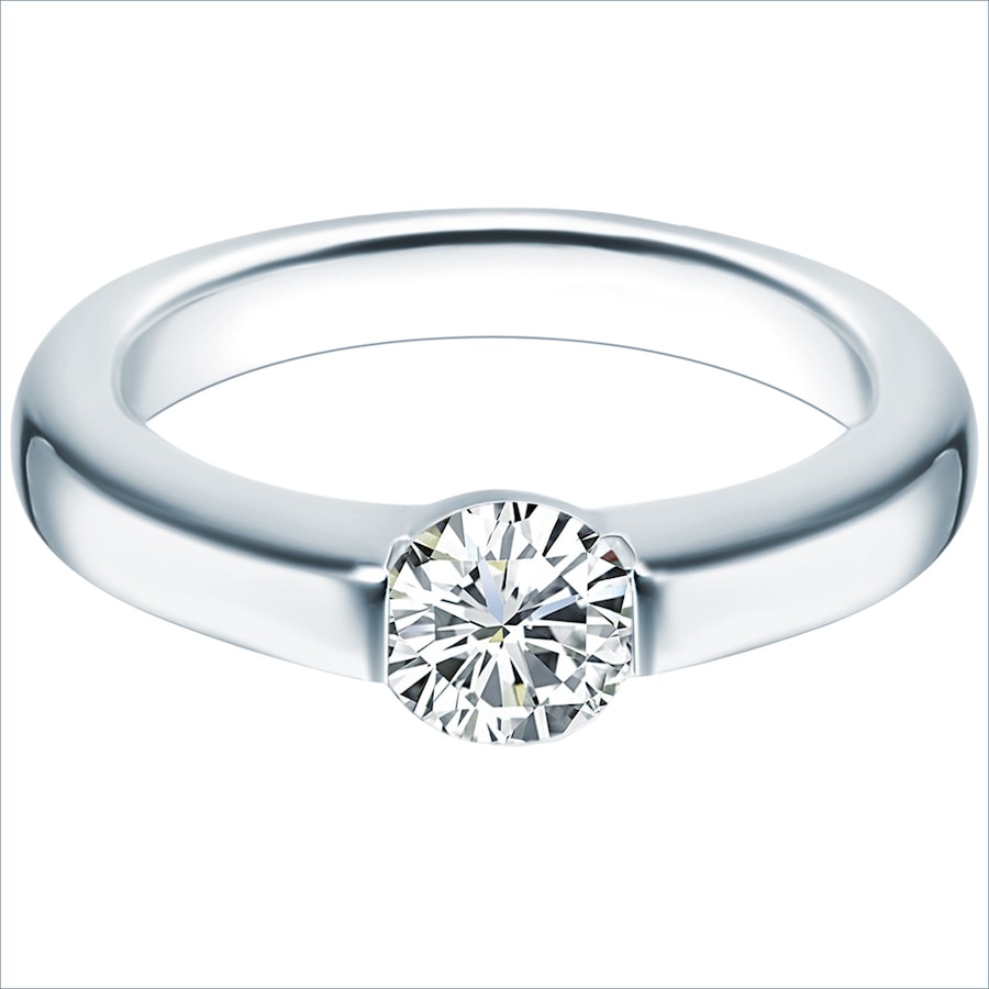 Trilani Ring aus Sterling Silber in silber mit Zirkonia 56 Damen