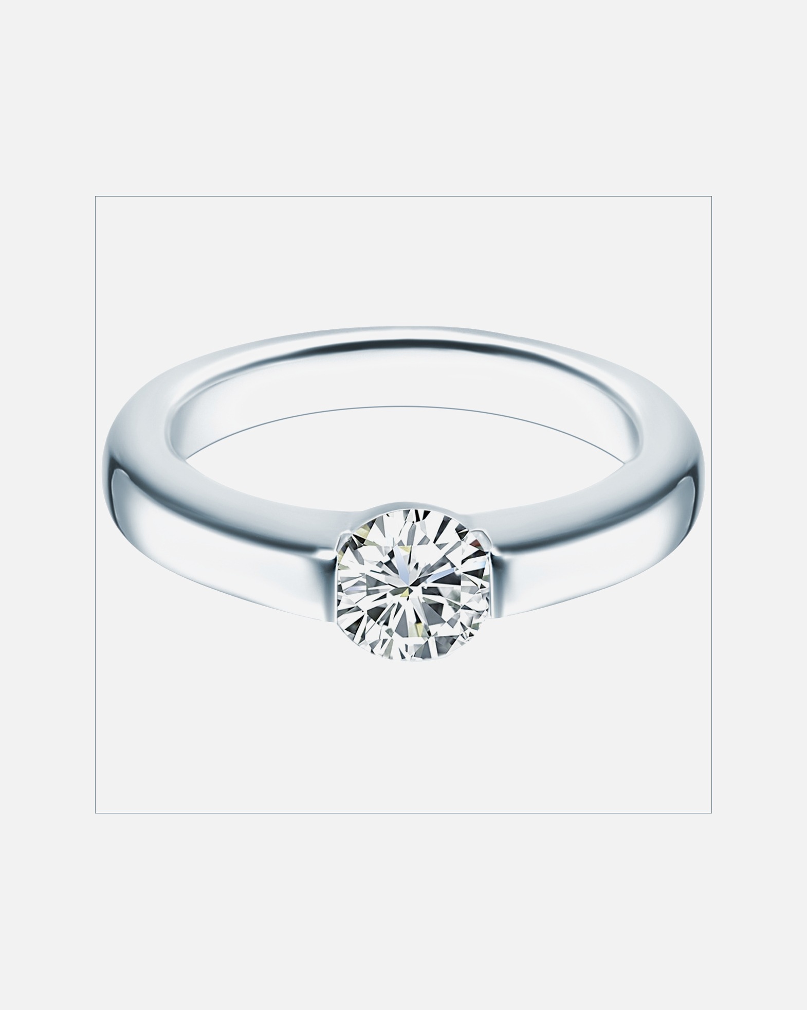 Ring für Weiblich Trilani Ring aus Sterling Silber in silber mit Zirkonia 48