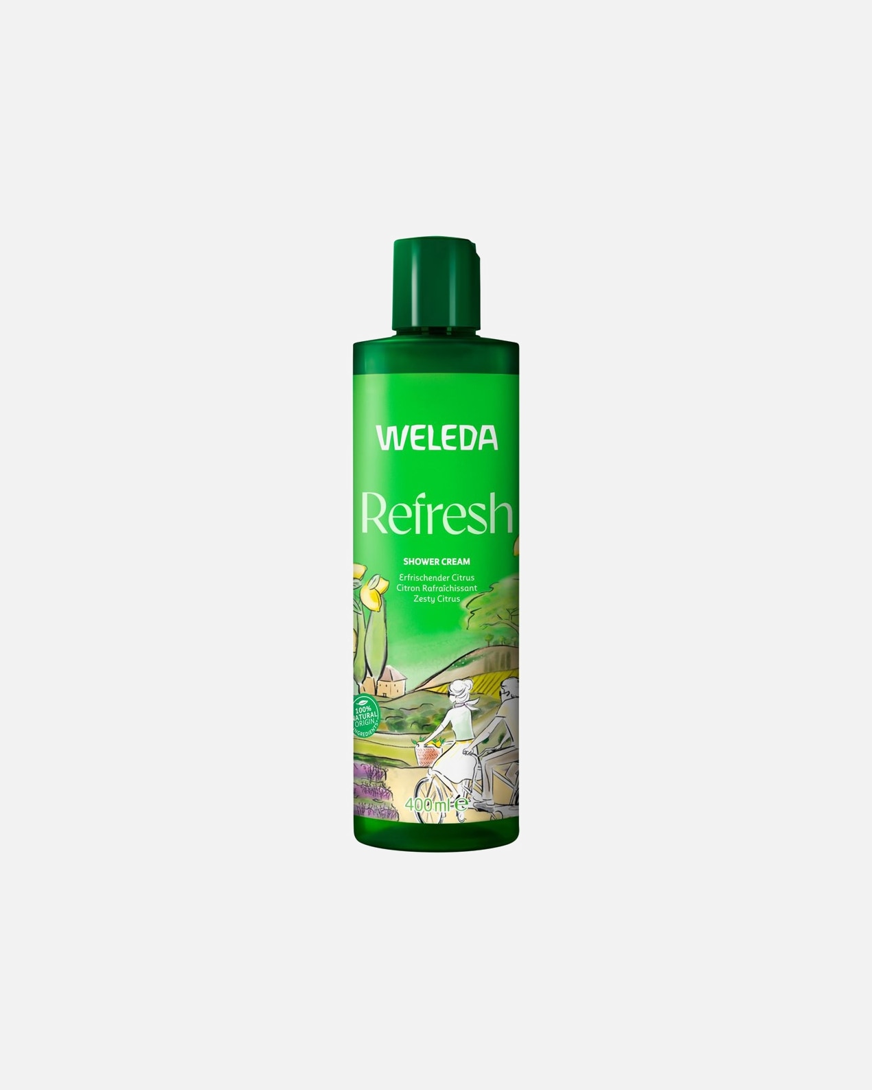 Duschgel für Unisex Weleda Citrus Refresh Erfrischungsdusche Citrus 400 ml