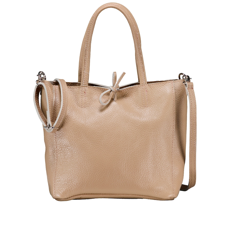 Hausfelder Manufaktur Handtasche Dollaro Light Taupe Damen