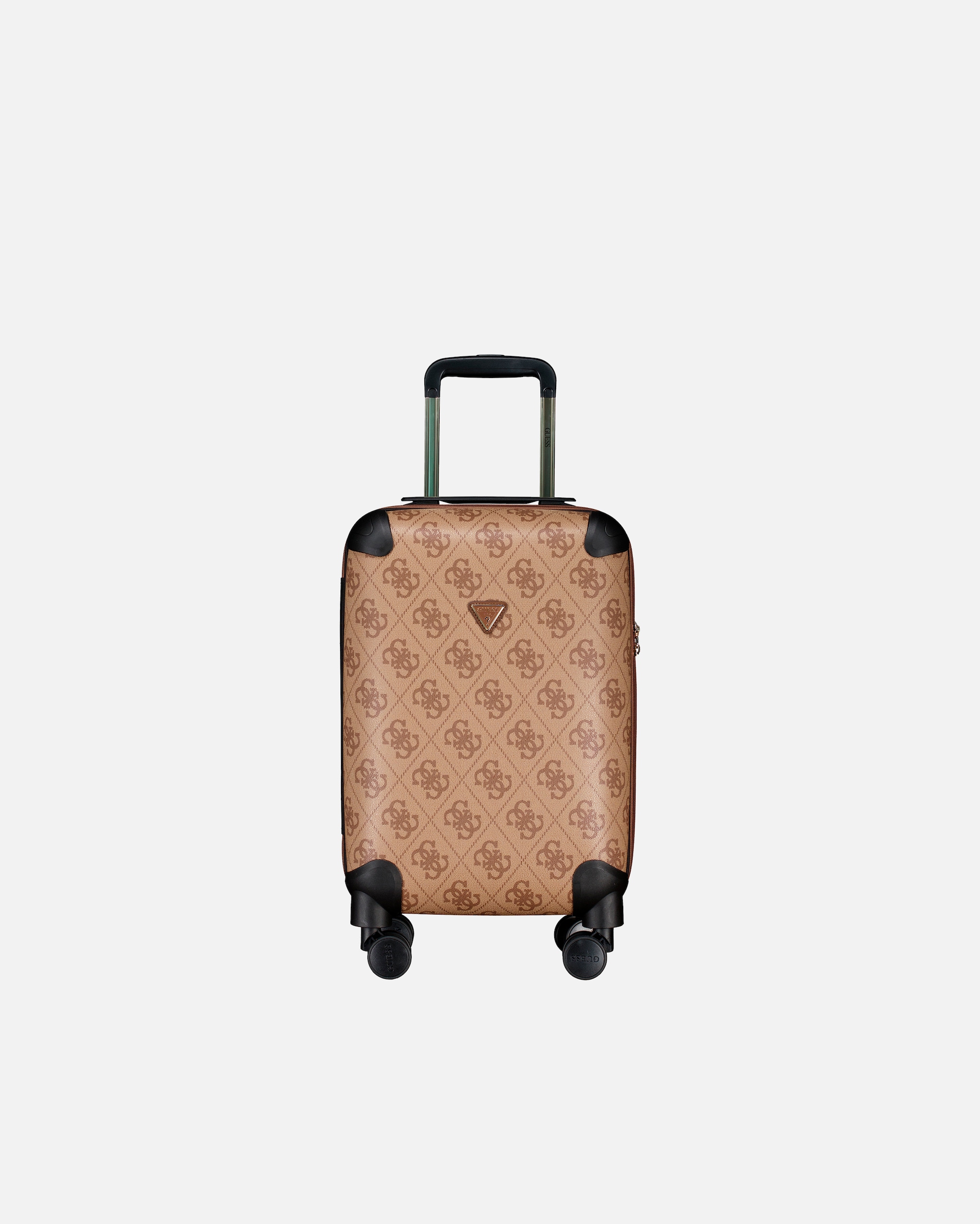 Koffer für Unisex Guess Koffer Berta Travel 4G-Logo Größe 53 cm Latte Brown