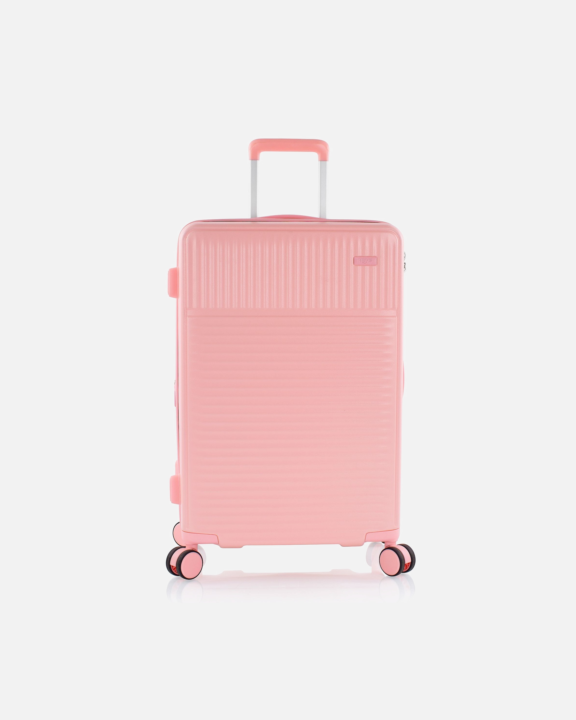 Koffer für Männlich Heys Pastel 4 Rollen Trolley M 66 cm mit Dehnfalte blush