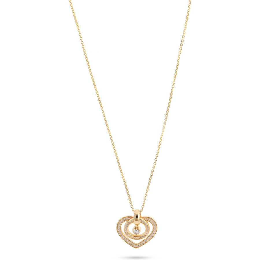 Jette Kette 925er Silber, recycelt gelbgold Damen