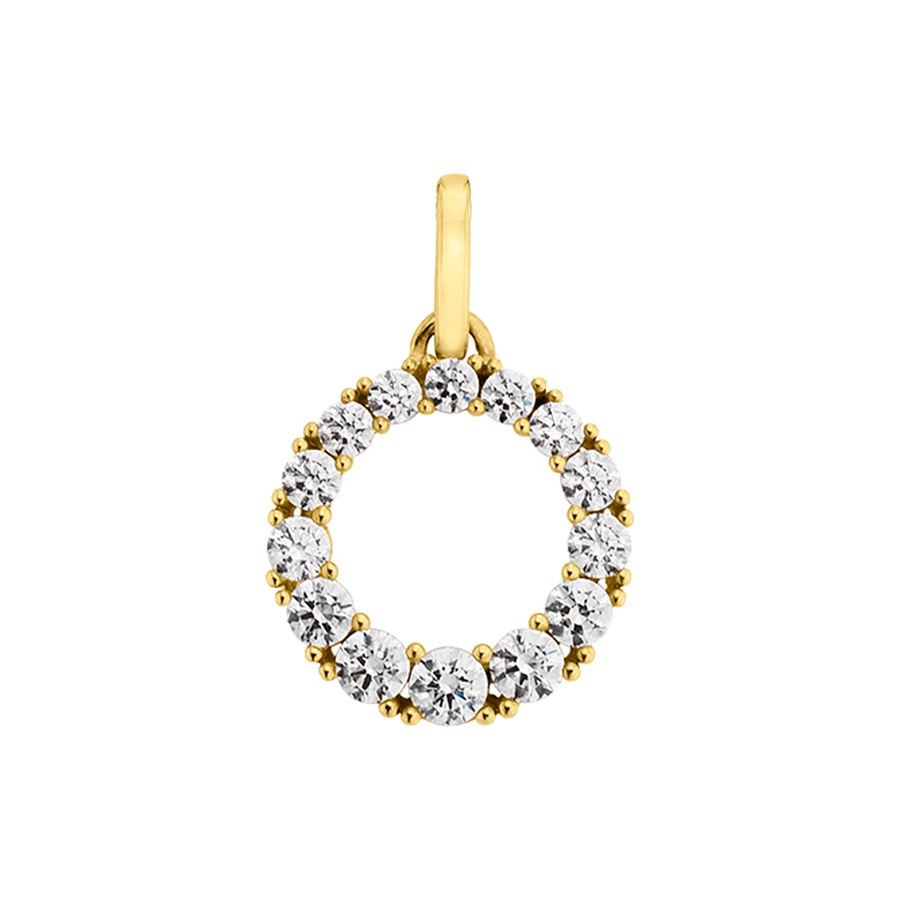 Orolino Anhänger 333/- Gold Zirkonia gelb vergoldet Damen