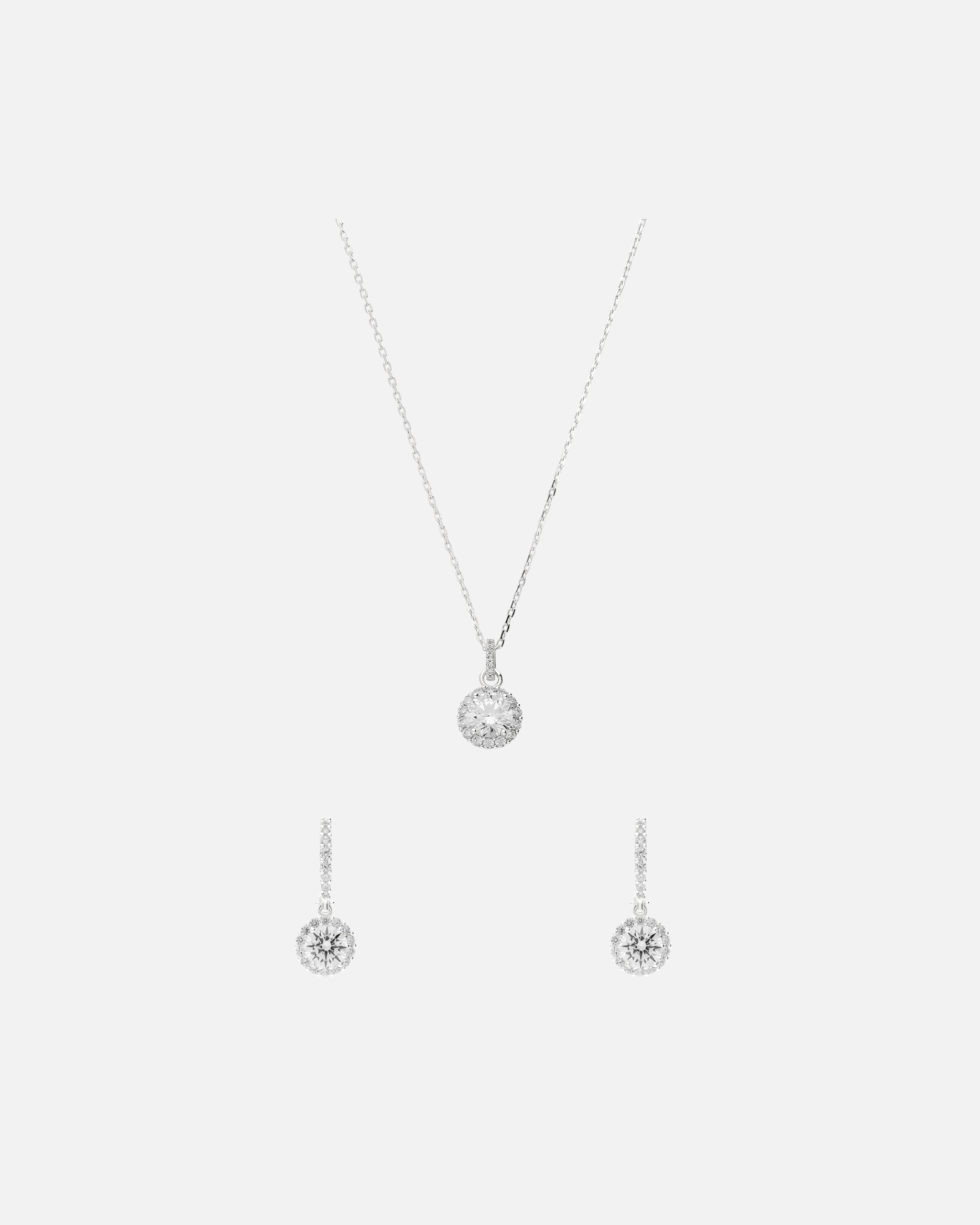 Schmuckset für Weiblich Lucardi Geschenkset - 925 Silber Silber