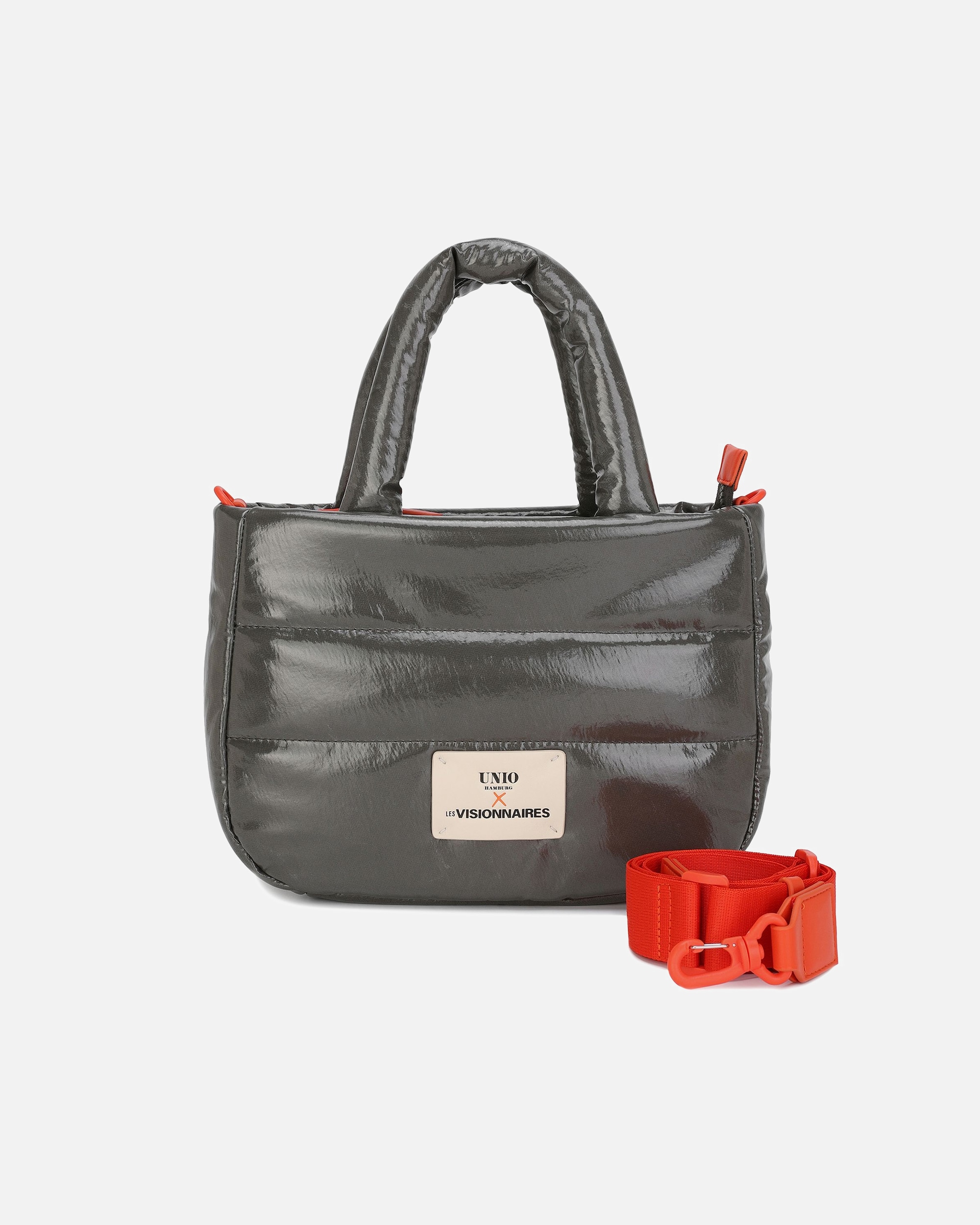 Clutch für Weiblich LES VISIONNAIRES Default Brand Line Unio Cortina Schultertasche anthrazith
